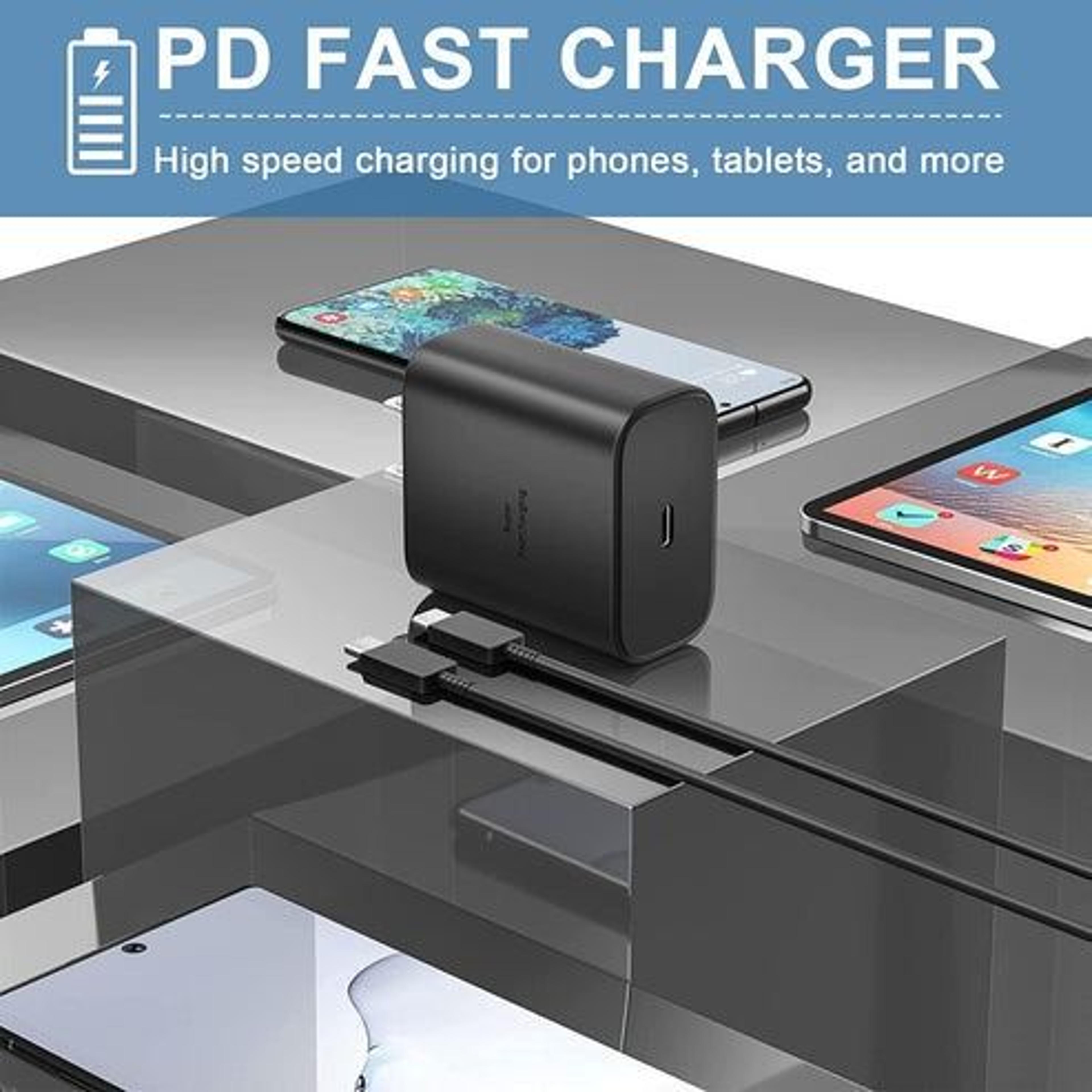 super fast charger for samsung galaxy , includes cable for rapid charging