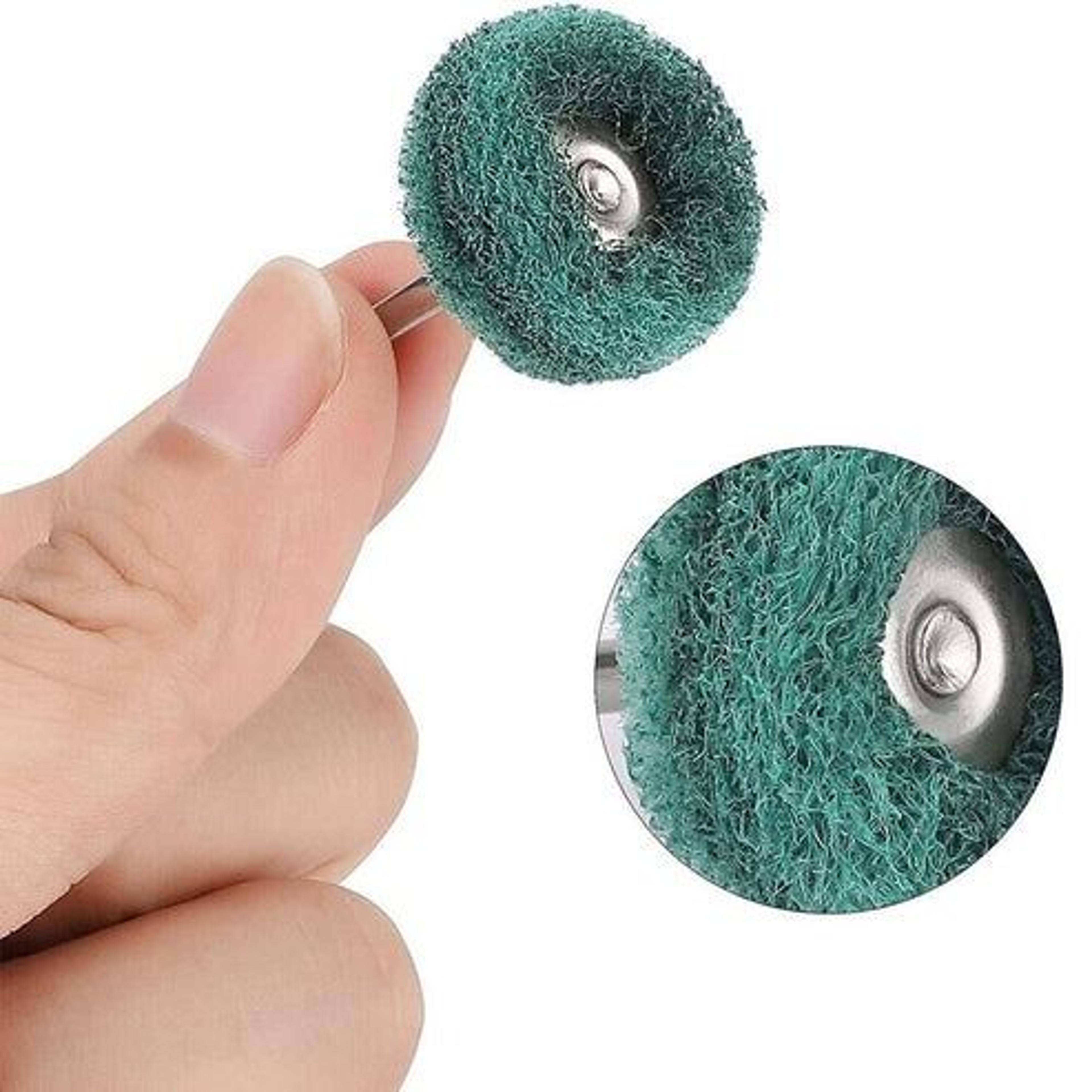 metal polishing buffing wheel kit, rotary tool accessories set for dremel, durable aluminum oxide buffing wheels