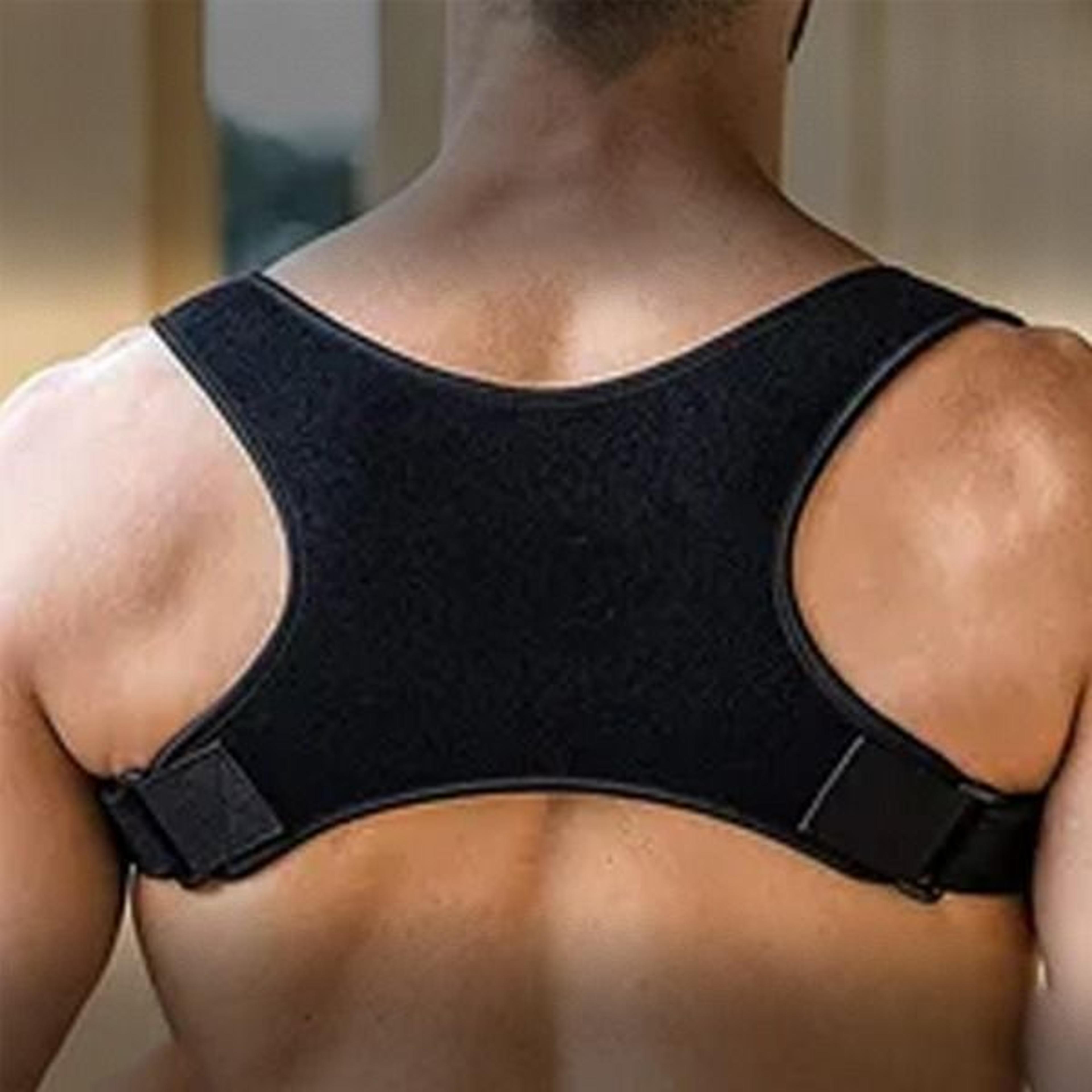 back support brace belt, adjustable posture corrector for shoulder & spine relief