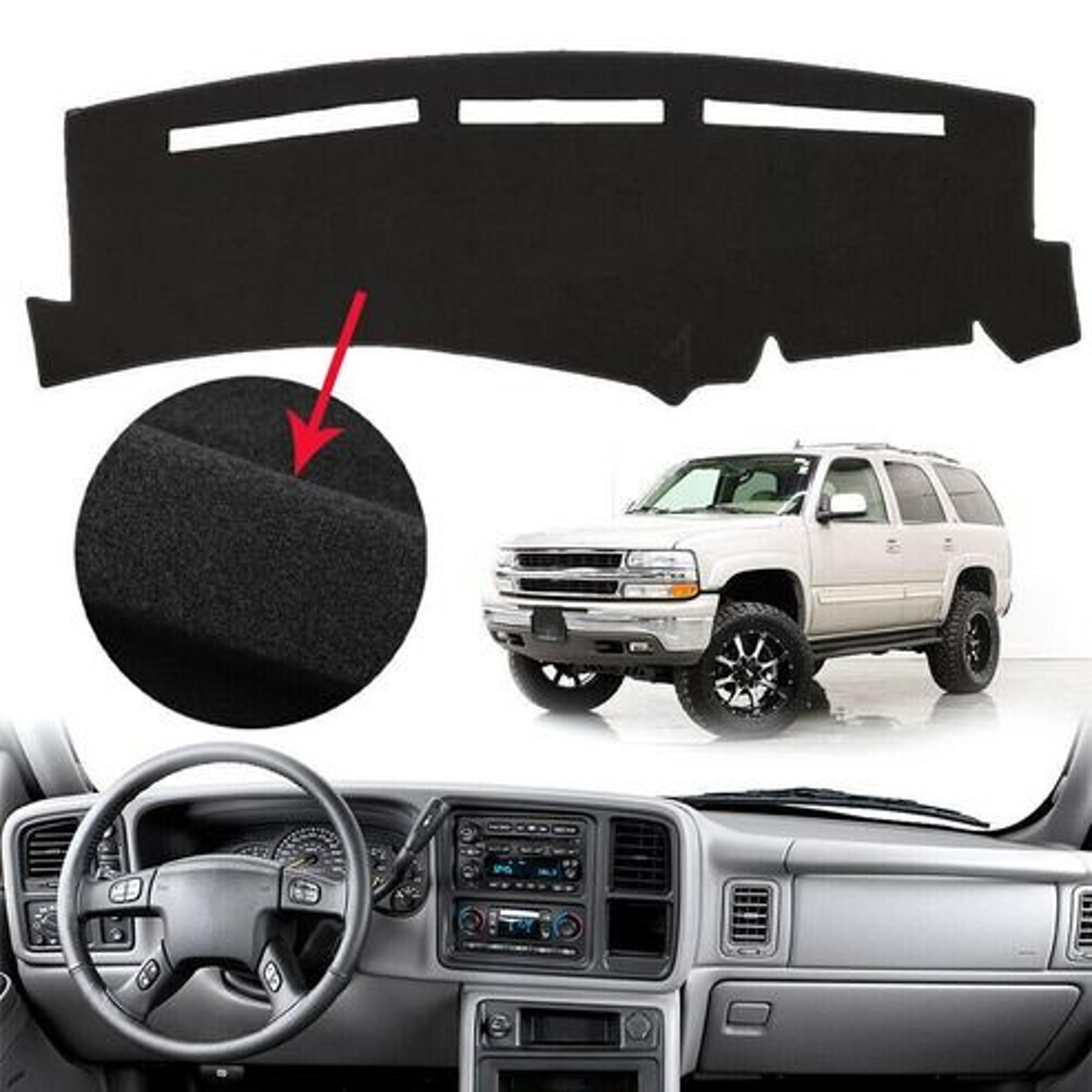 dash cover mat for chevy silverado, gmc sierra, avalanche, suburban, dash protection