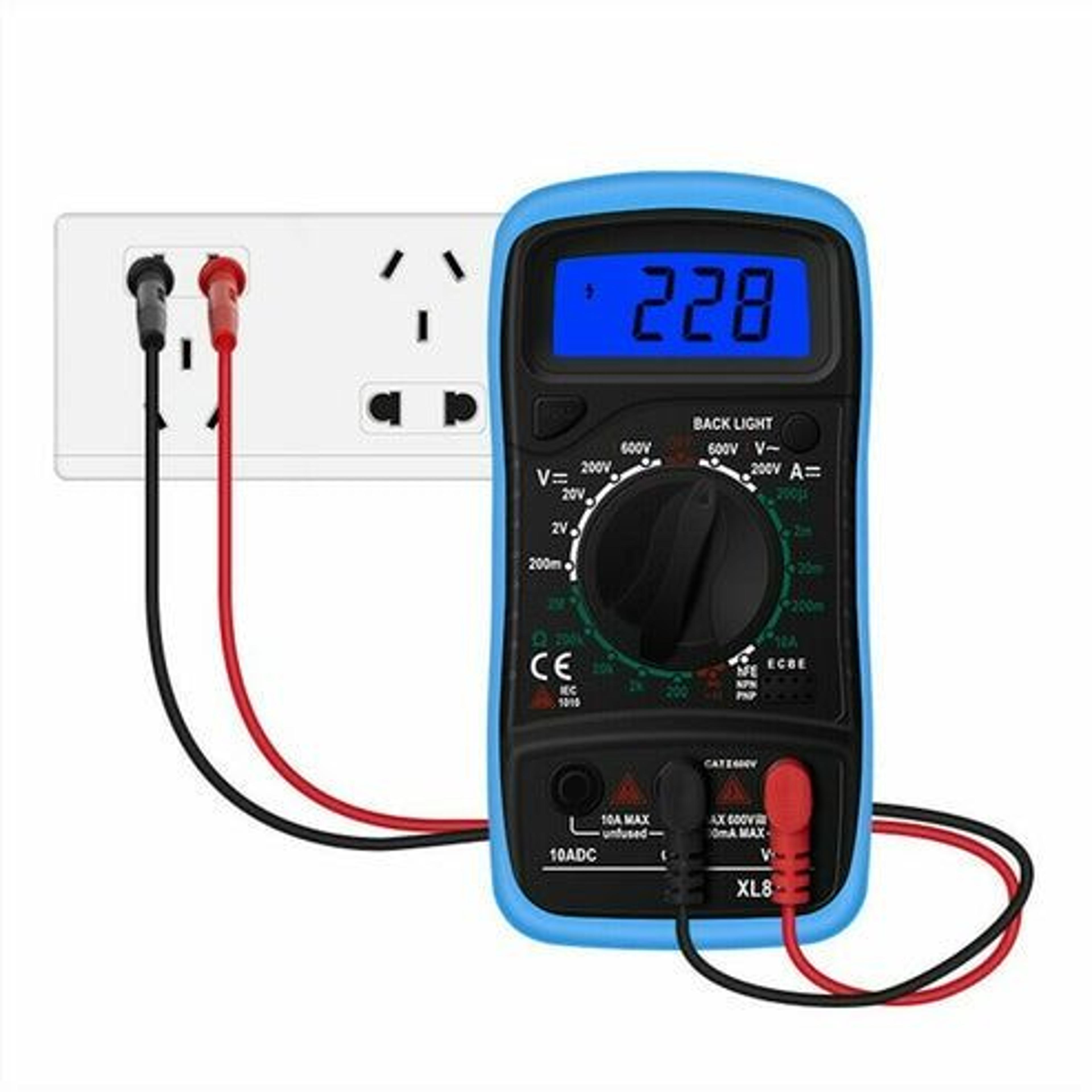 digital multimeter, ac dc voltmeter ammeter ohmmeter, voltage tester for accurate electrical measurements