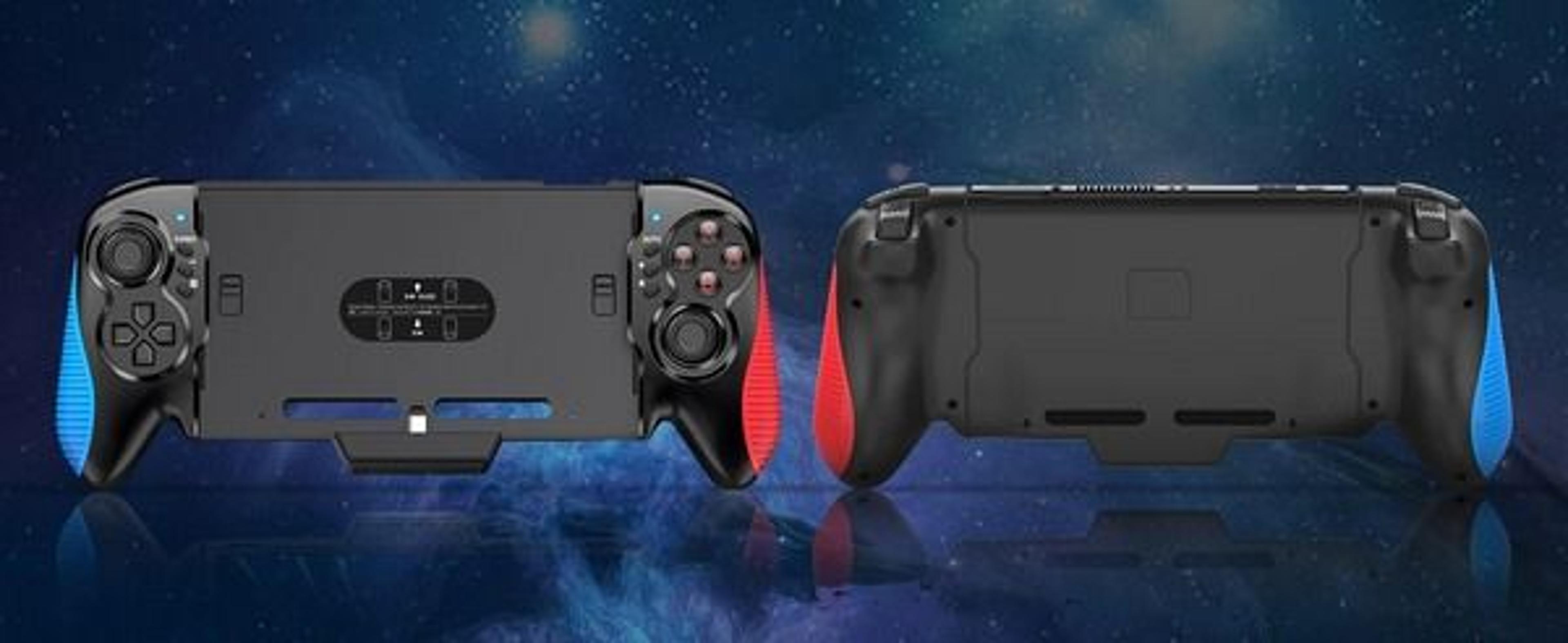 nintendo switch joy-con game controller grip, dual vibration gamepad, comfortable handheld accessory for gaming