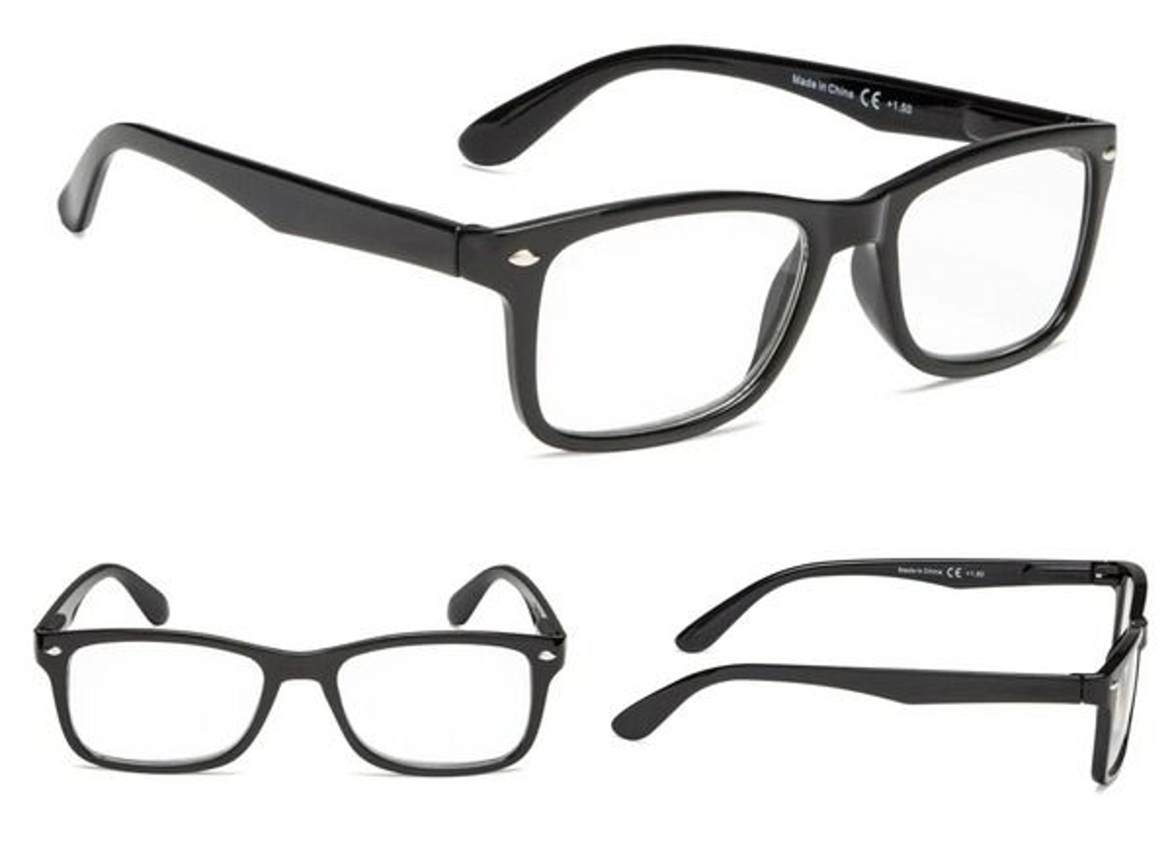 classic retro reading glasses for men and women, unisex, spring hinge