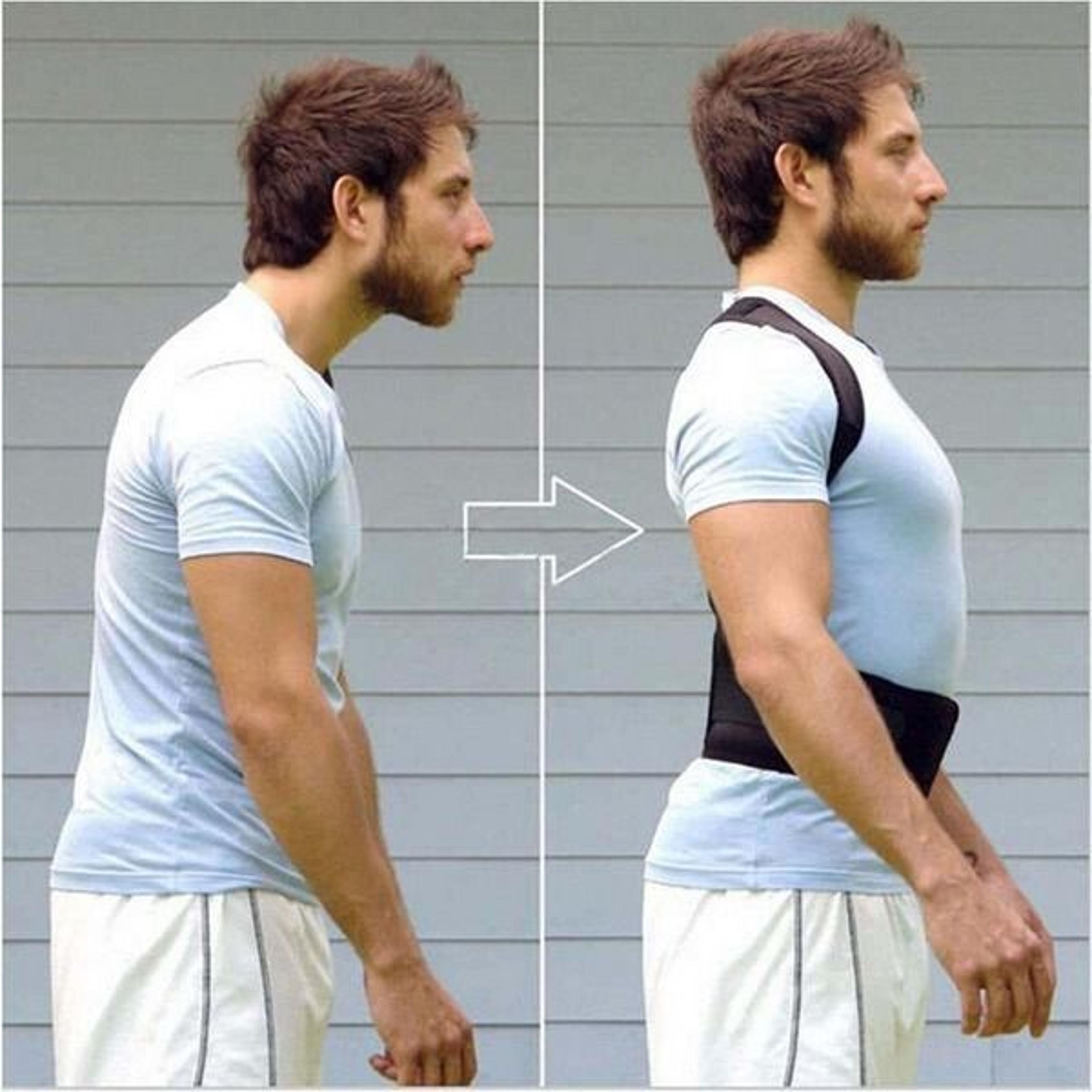 magnetic back shoulder brace, posture corrector support belt, band for men and women, adjustable, comfortable