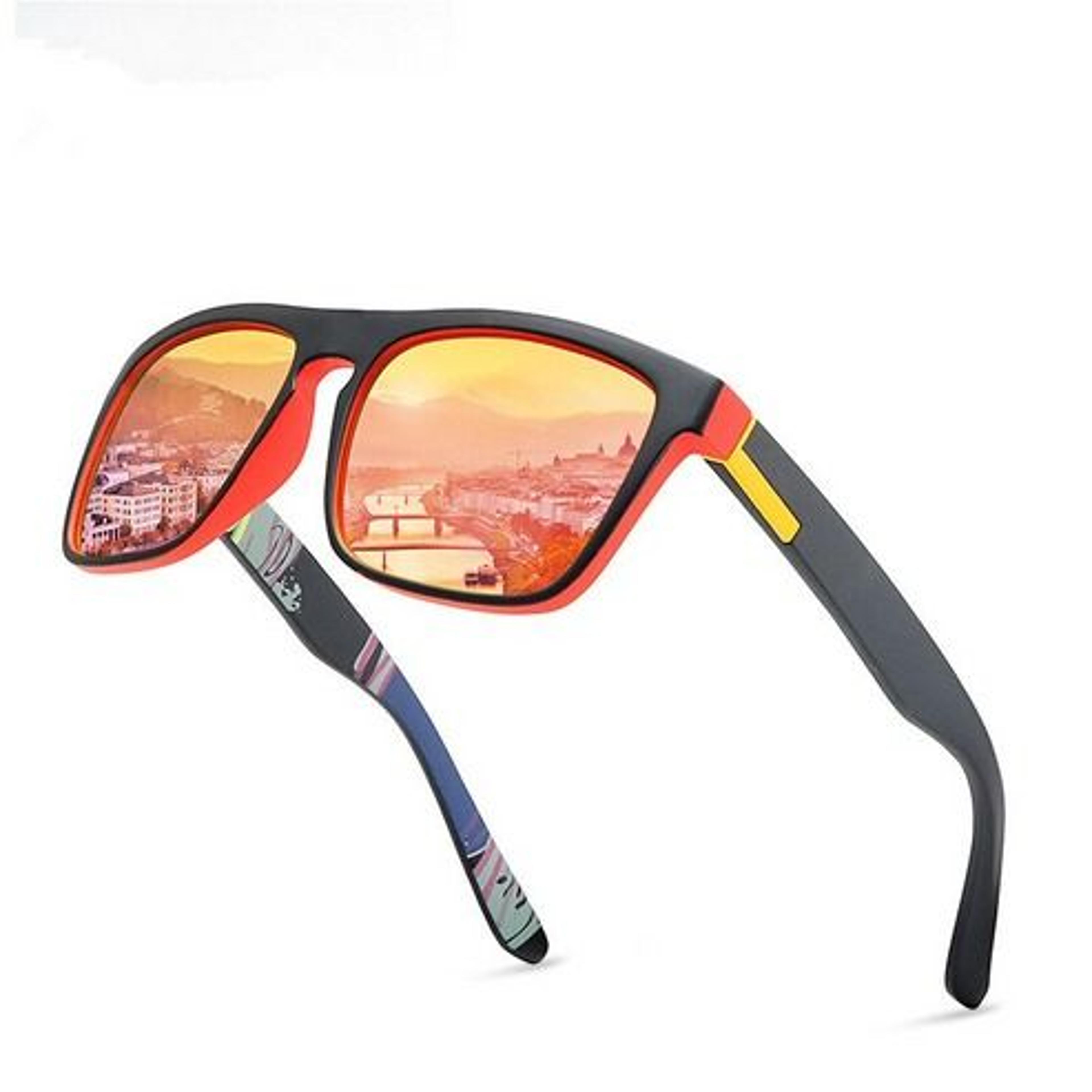 square polarized sunglasses for men and women, sports driving glasses with uv400, outdoor golfing use