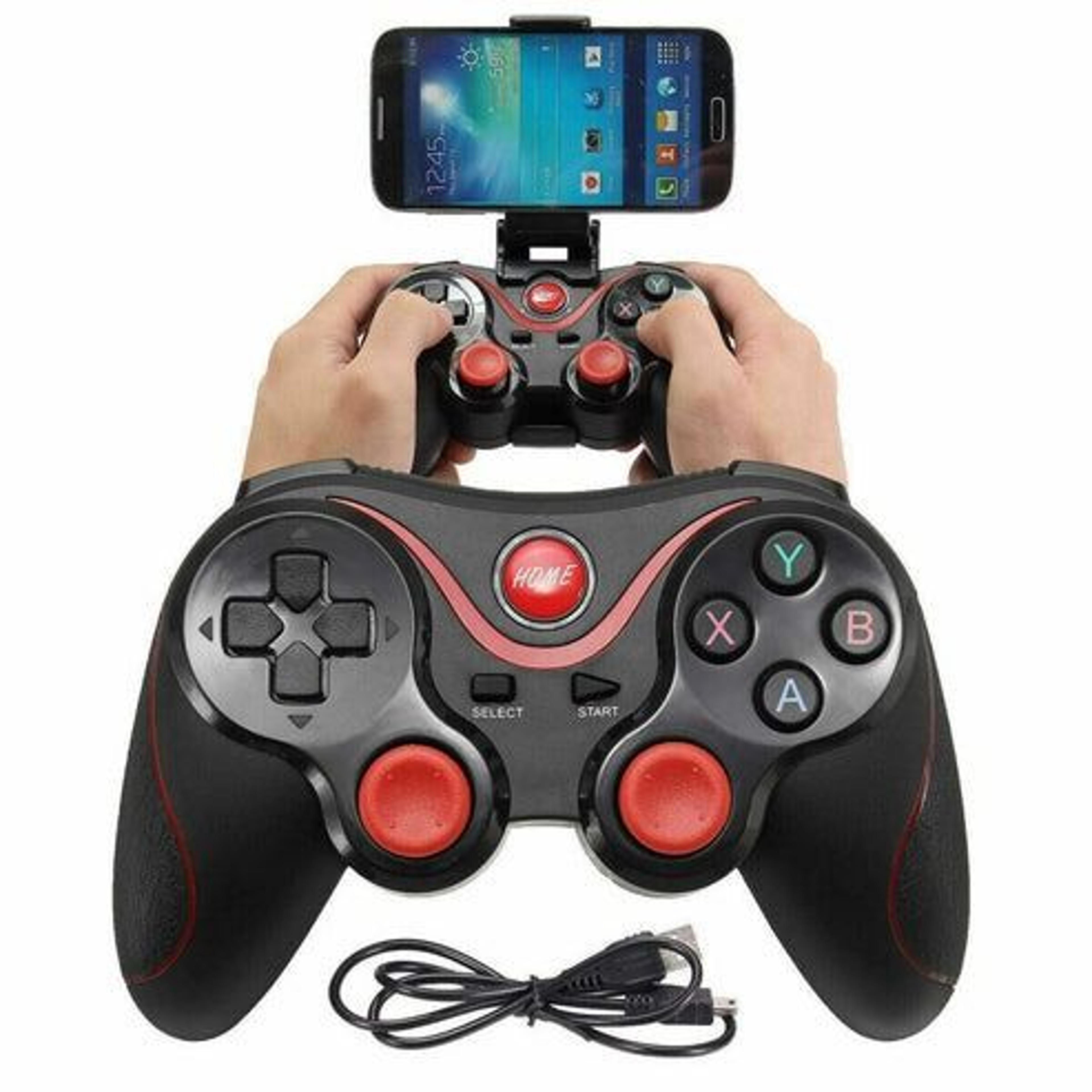 wireless bluetooth gamepad for ios android mobile controller for smart phone tablet, ergonomic gaming controller