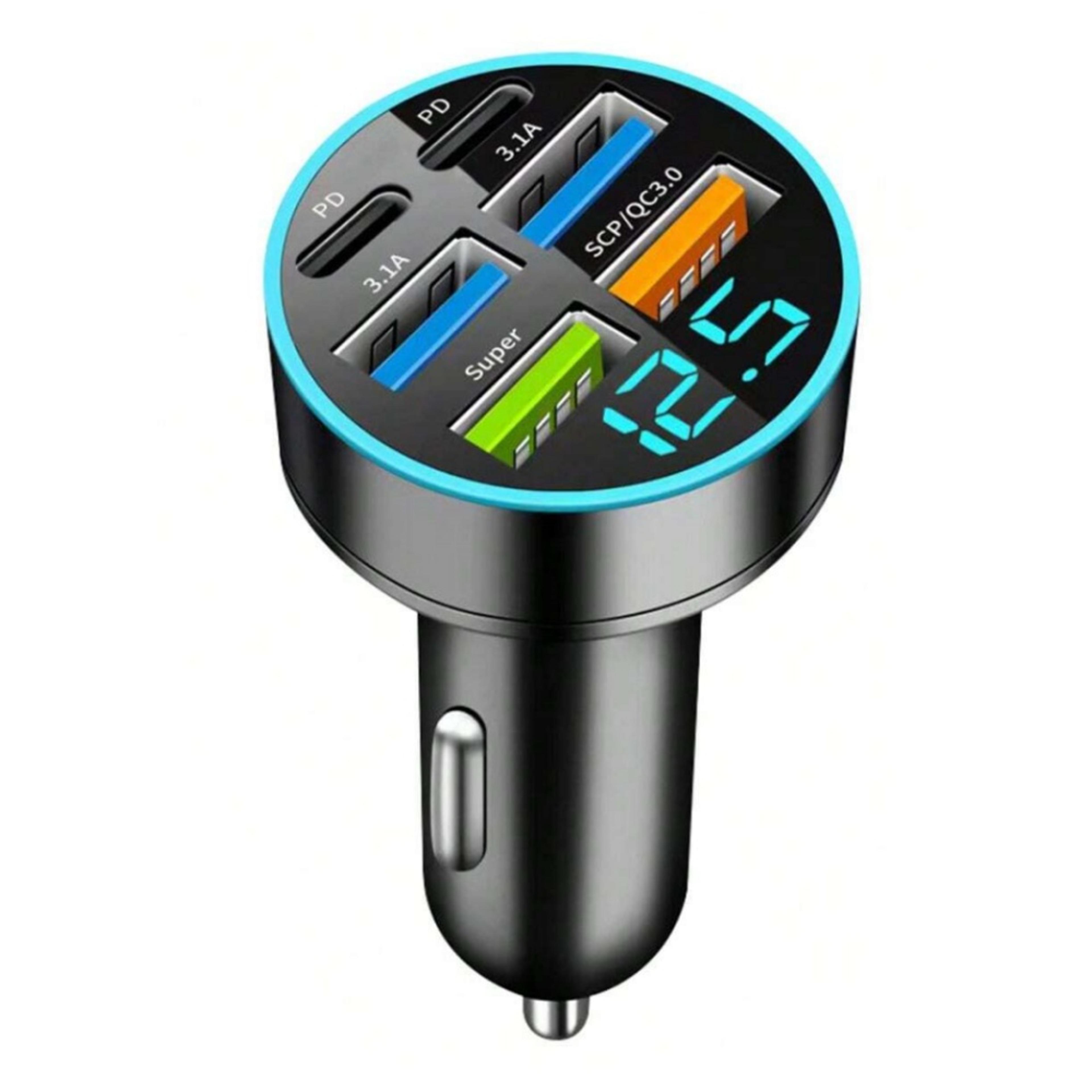 fast charging usb car charger, qc3.0 pd usb-c car phone charger adapter for iphone samsung huawei xiaomi