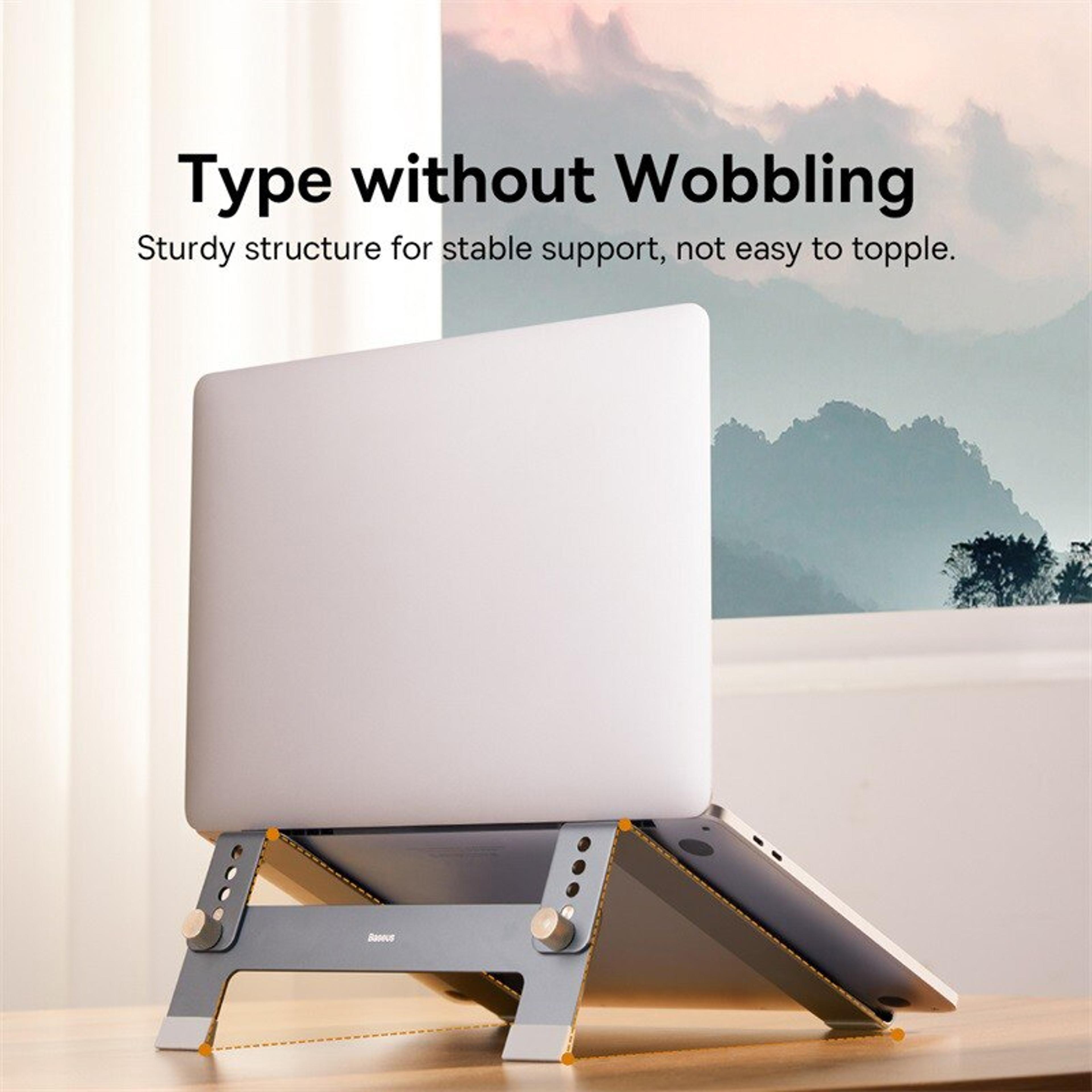 portable notebook support holder, baseus adjustable laptop stand aluminum, macbook air pro cooling bracket
