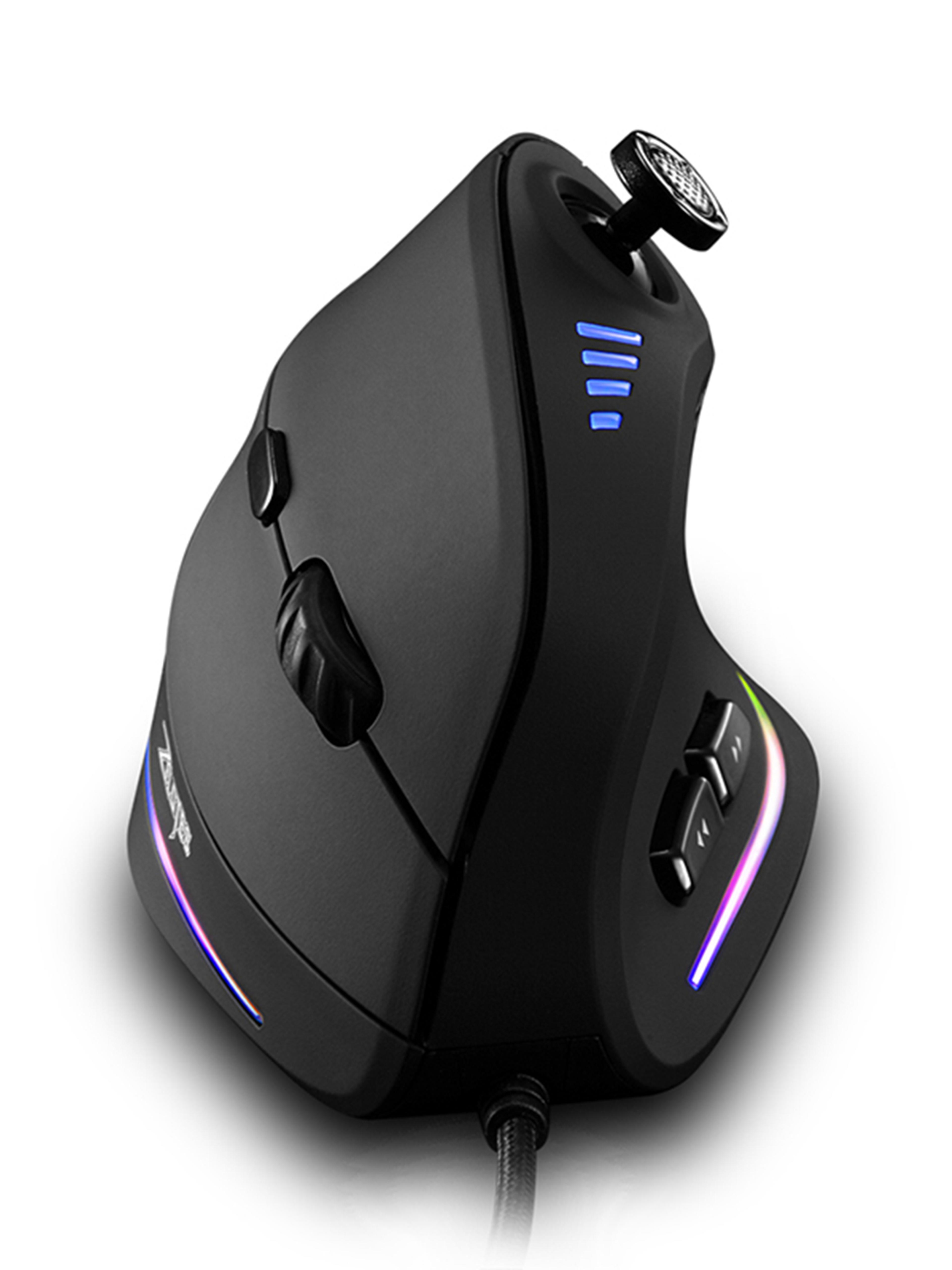 11 key optical mouse, c18 upright mouse, 10000dpi support programming, comfortable gaming mouse