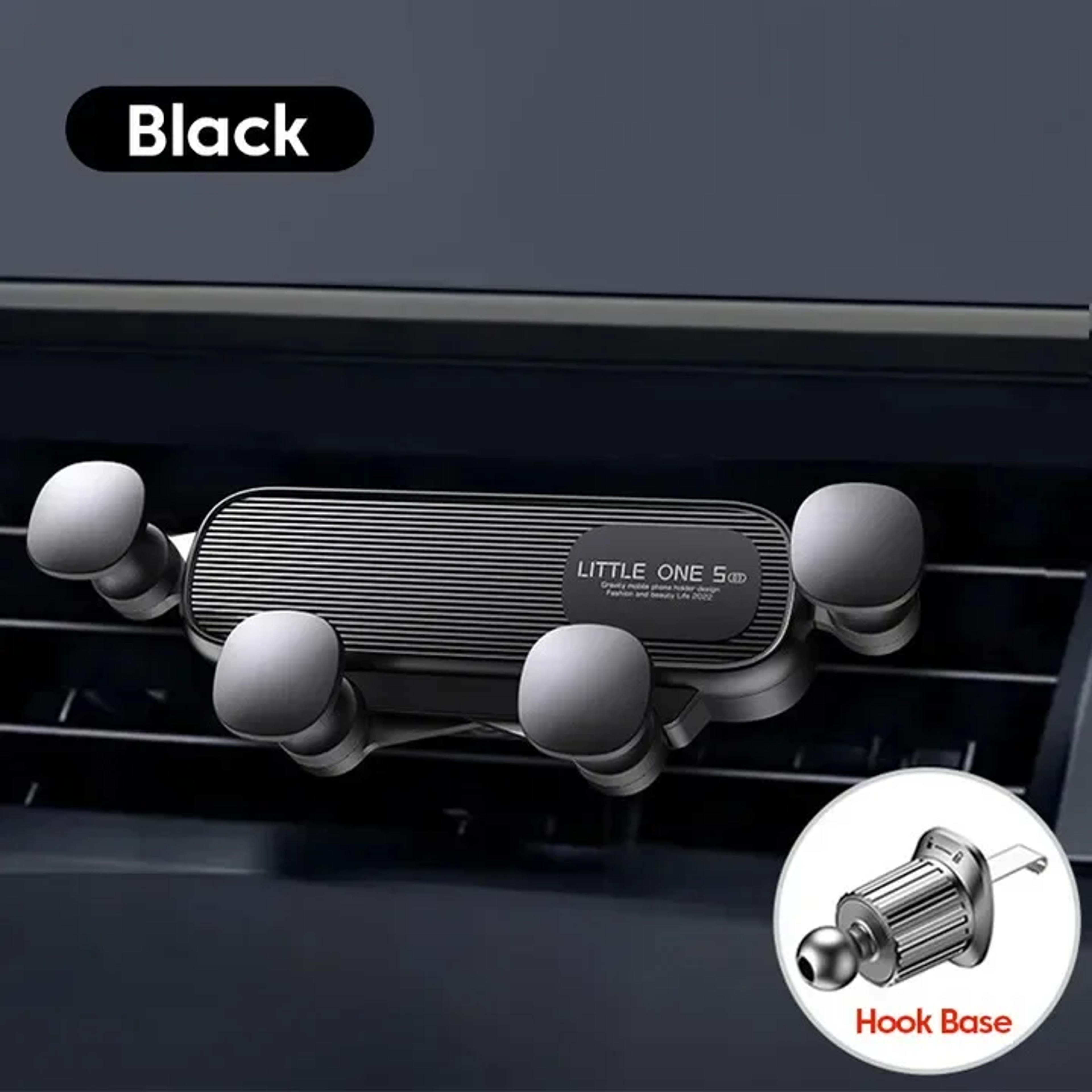 air vent clip navigation stand, telescopic air outlet phone support, 360 rotation gravity car phone holder for 4.7 to 7