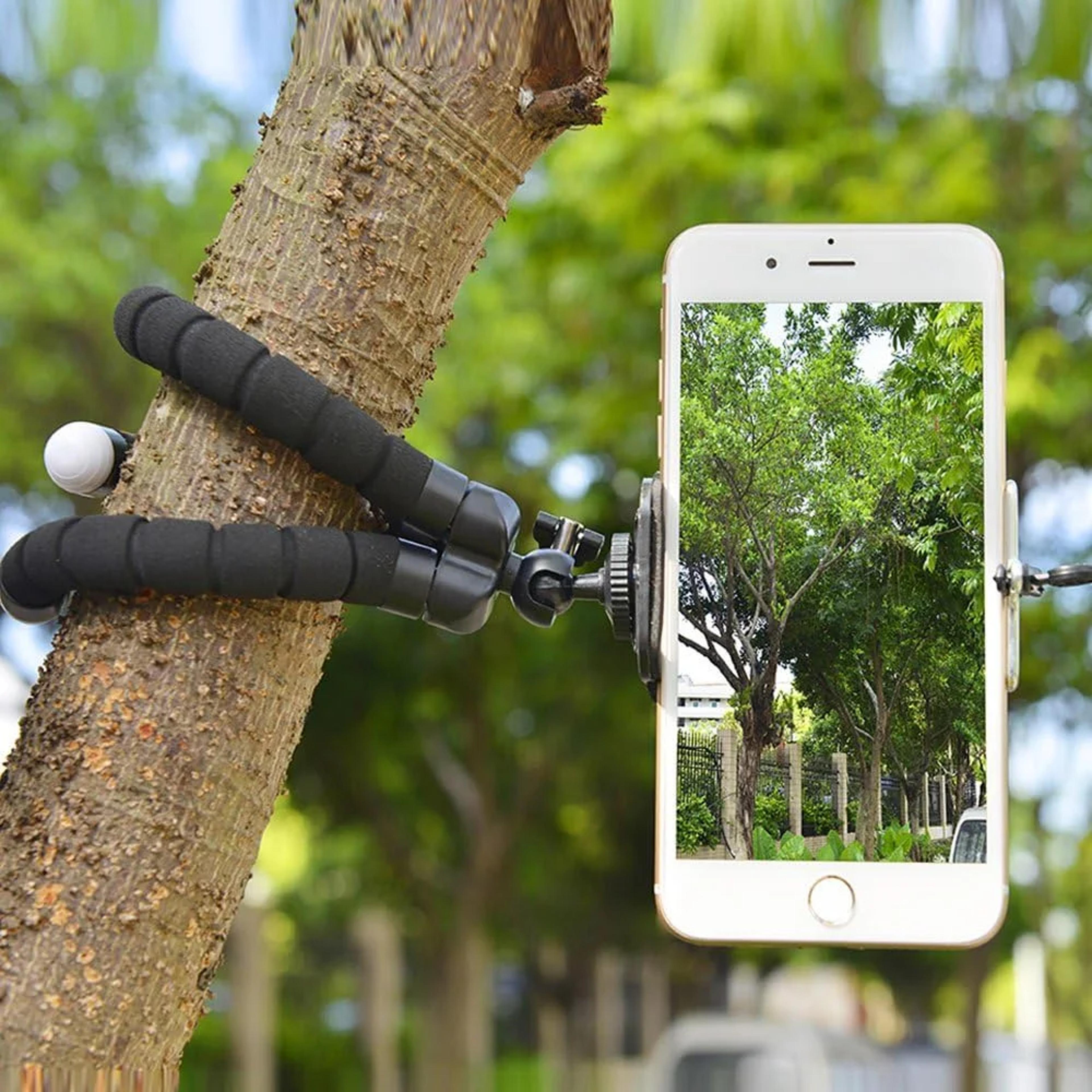 mobile camera holder clip, tripod for phone, octopus mini tripod stativ, smartphone monopod for iphone samsung xiaomi