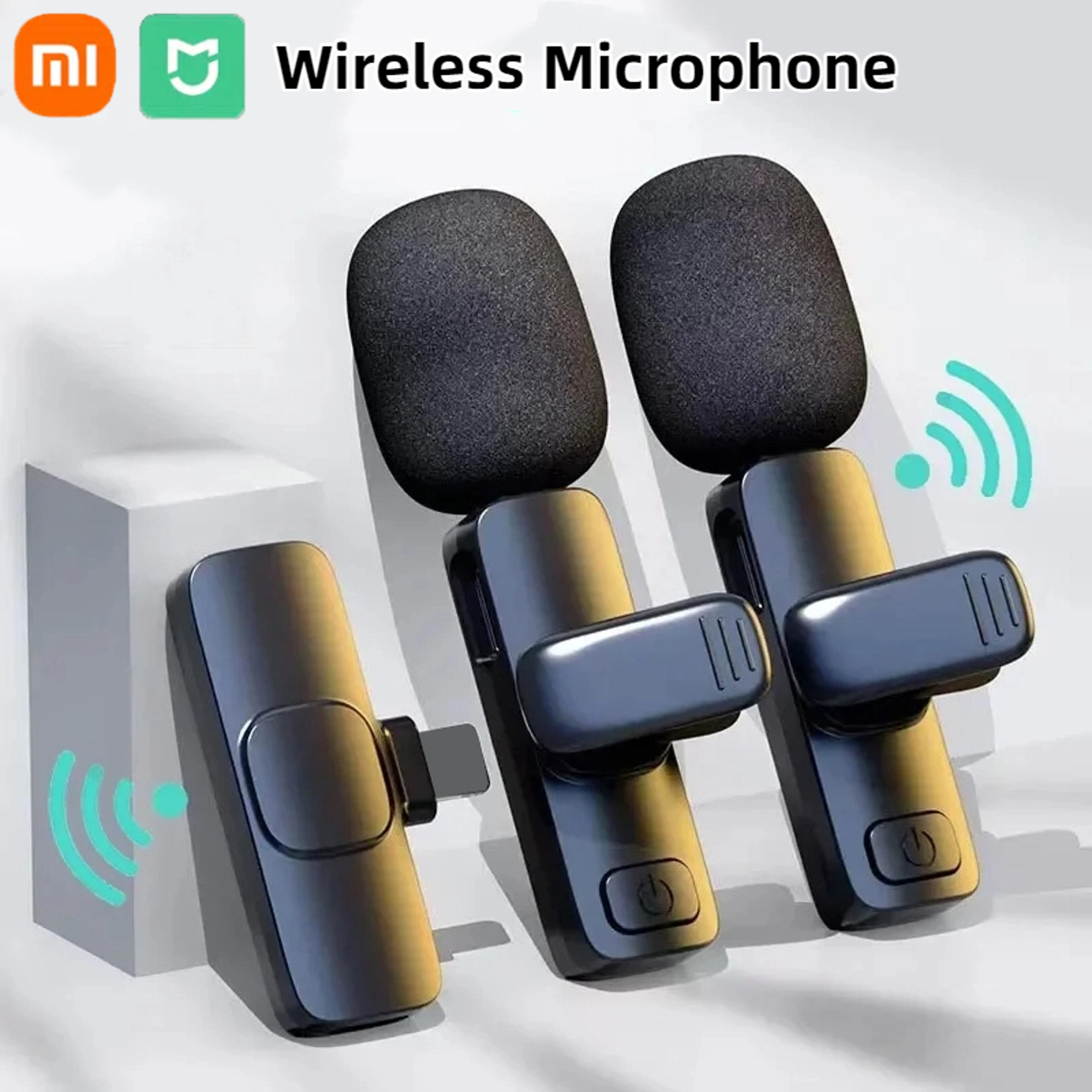portable audio video recording mini mic for iphone, xiaomi wireless bluetooth microphone, live broadcast gaming phone