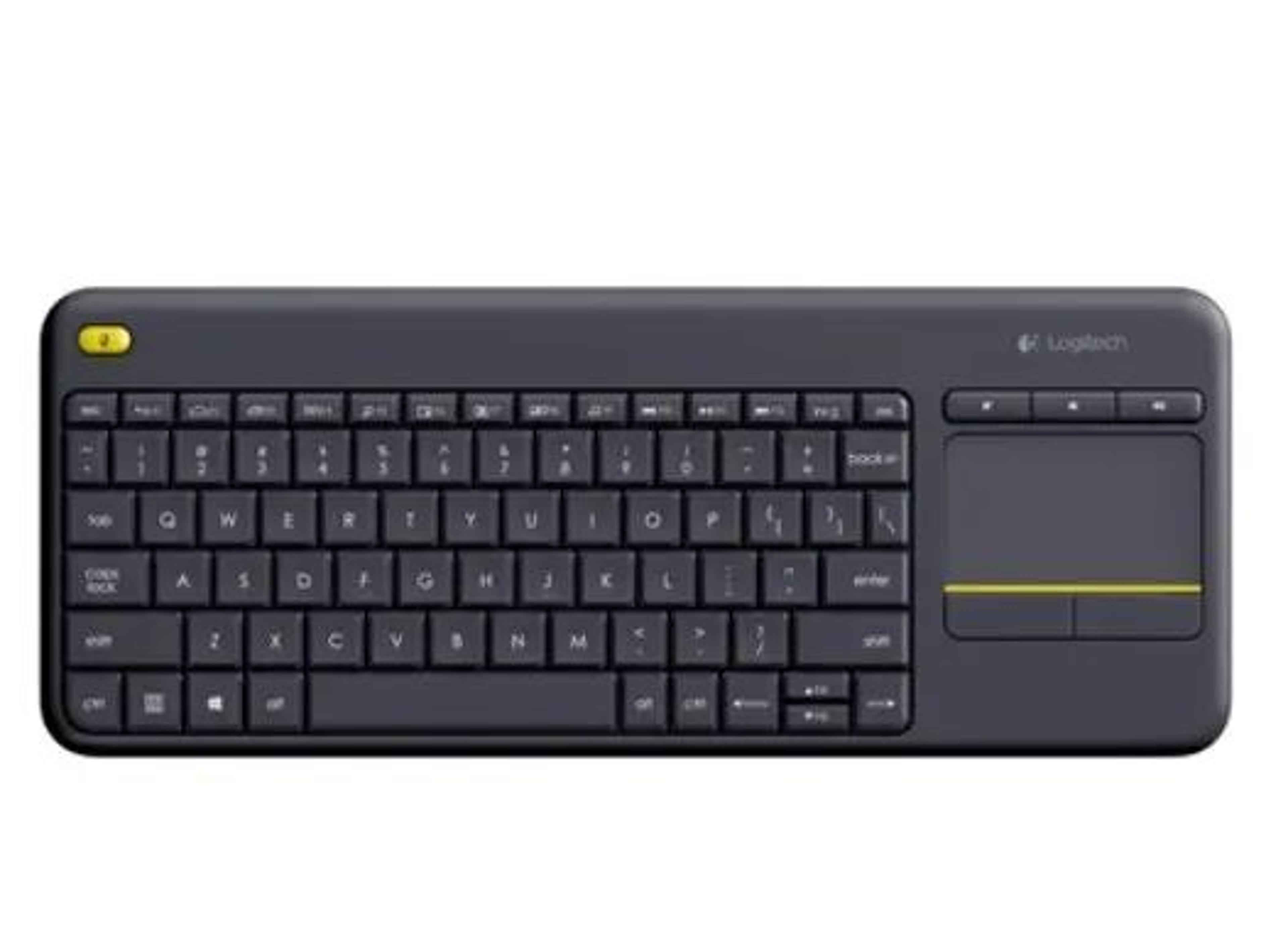android smart tv laptop wireless touch keyboard, logitech k400plus control