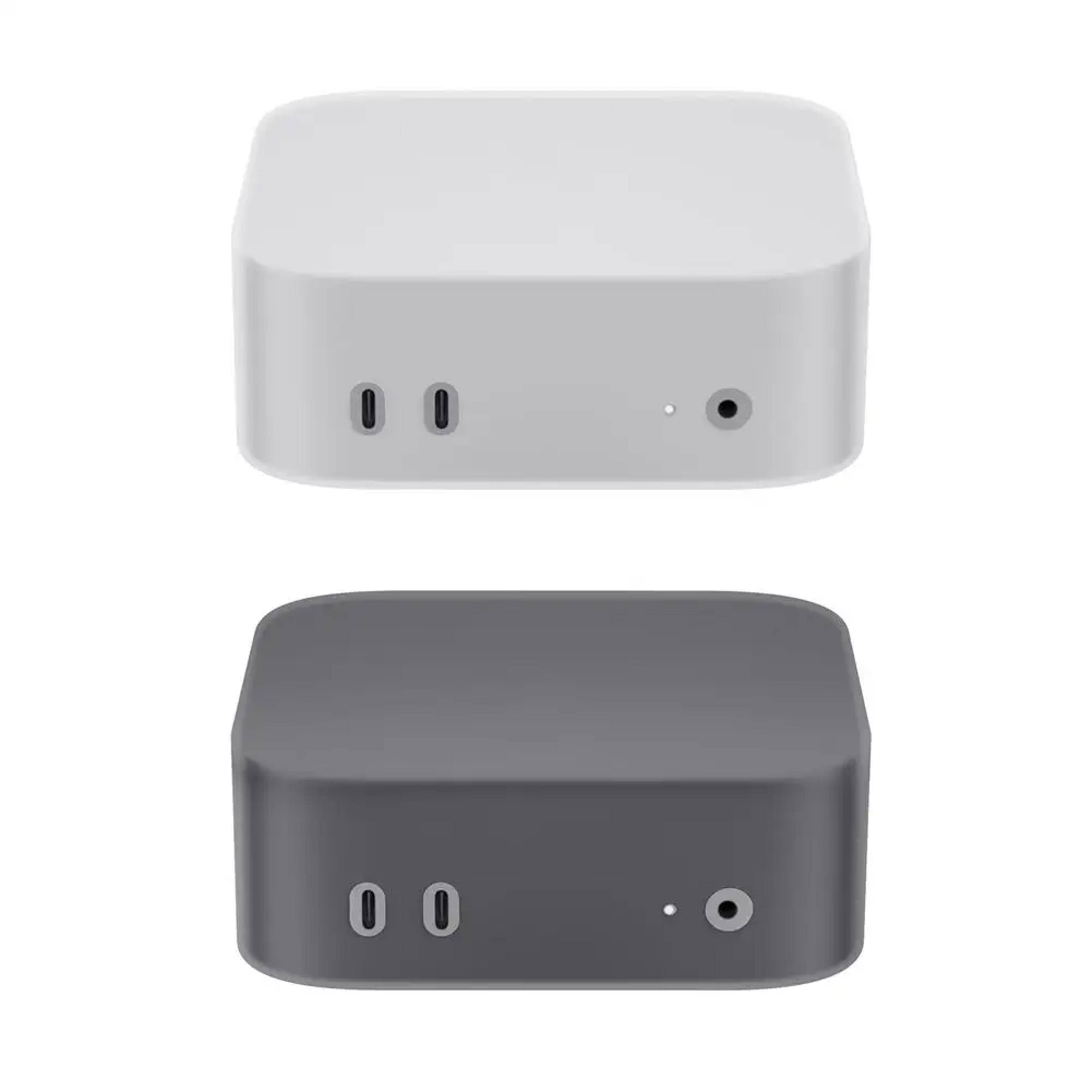 easy install silicone case for mac mini m4 pro, waterproof cover, precise opening, dustproof, wear resistant
