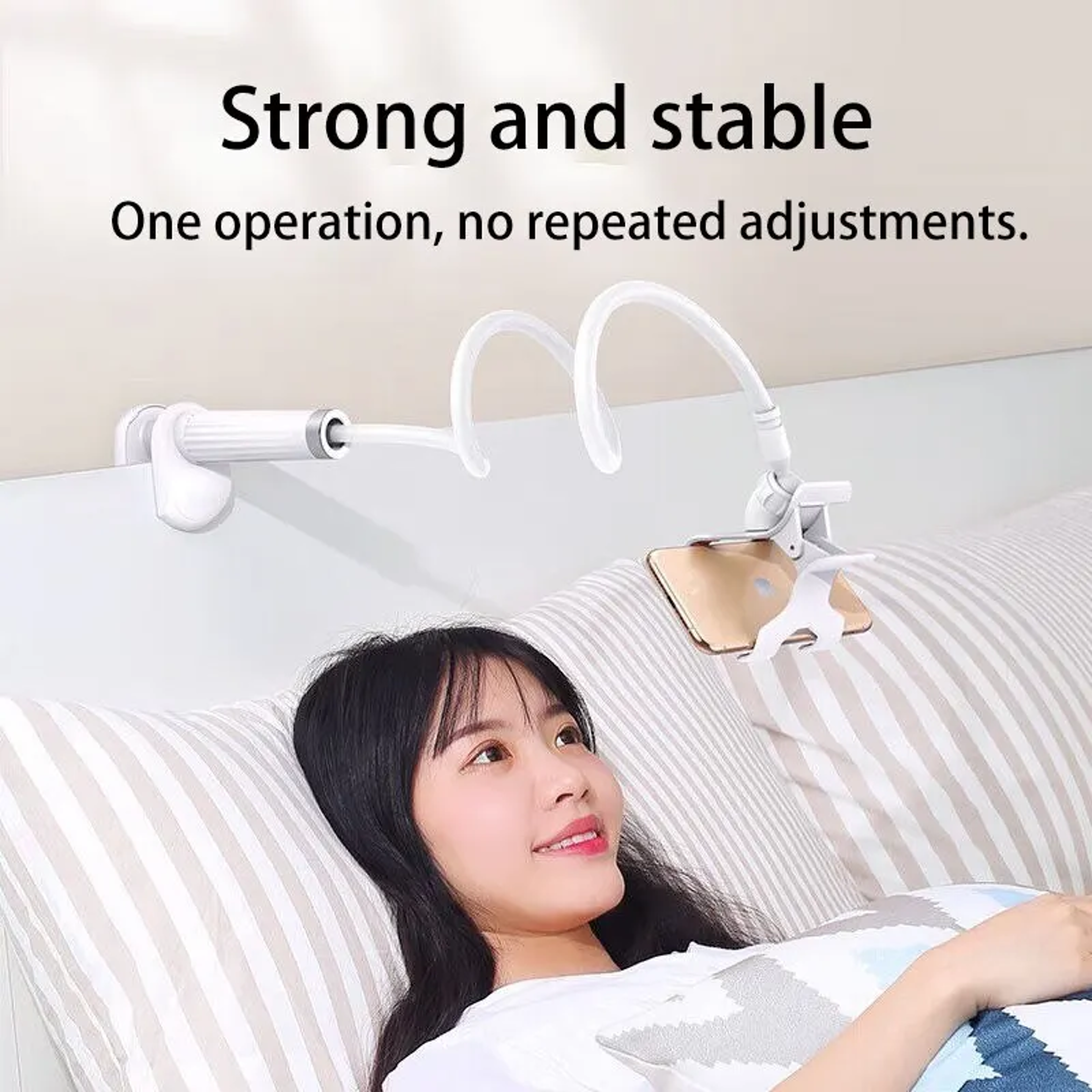 portable flexible lazy bed, clip mobile phone holder stand, desktop bracket desk, mount stand base