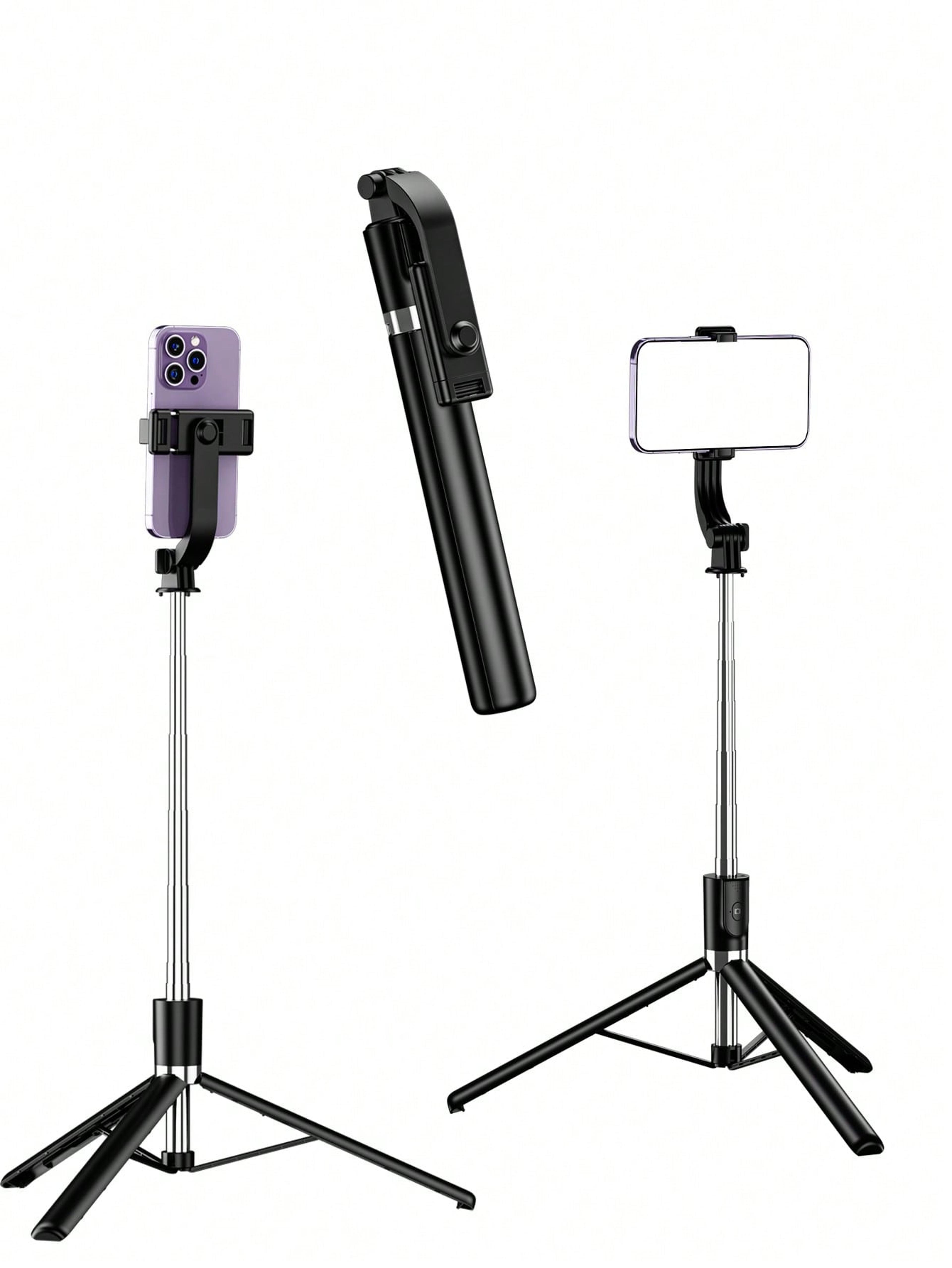 bluetooth selfie stick tripod for smartphones with remote control