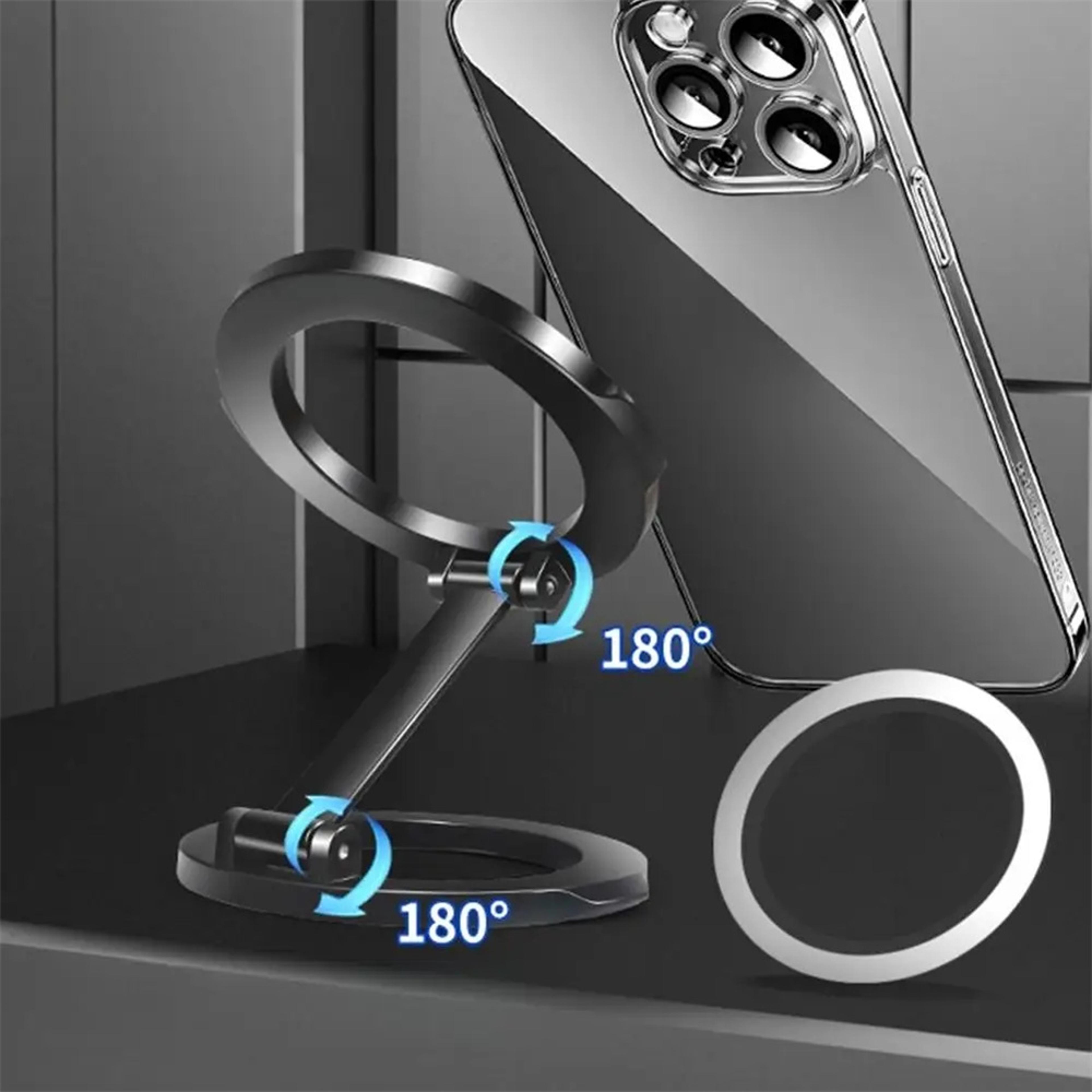 foldable magnetic phone holder for magsafe gym treadmill & car use