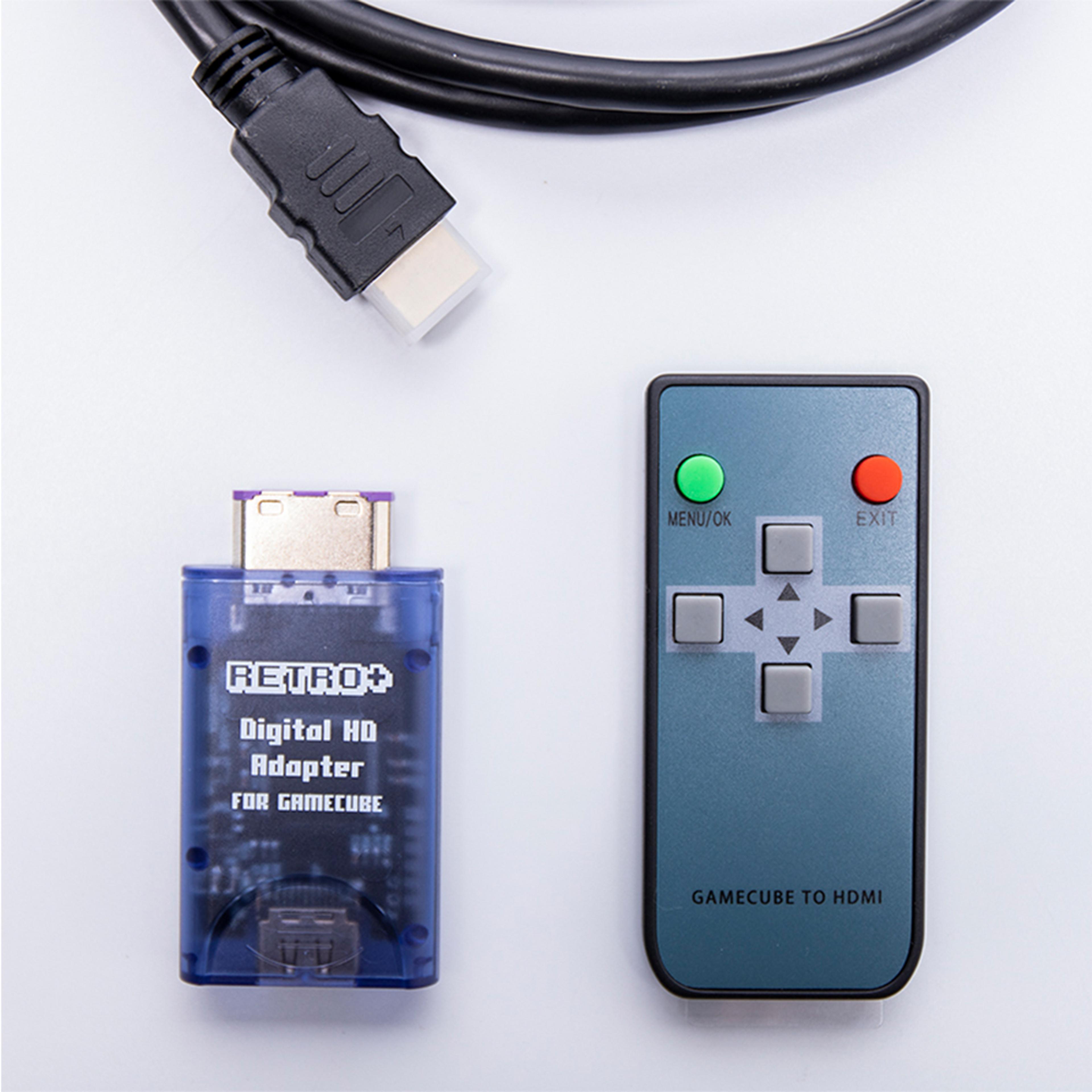 retro plus tech gamecube hdmi adapter and line doubler for nintendo ngc retro gaming display converter