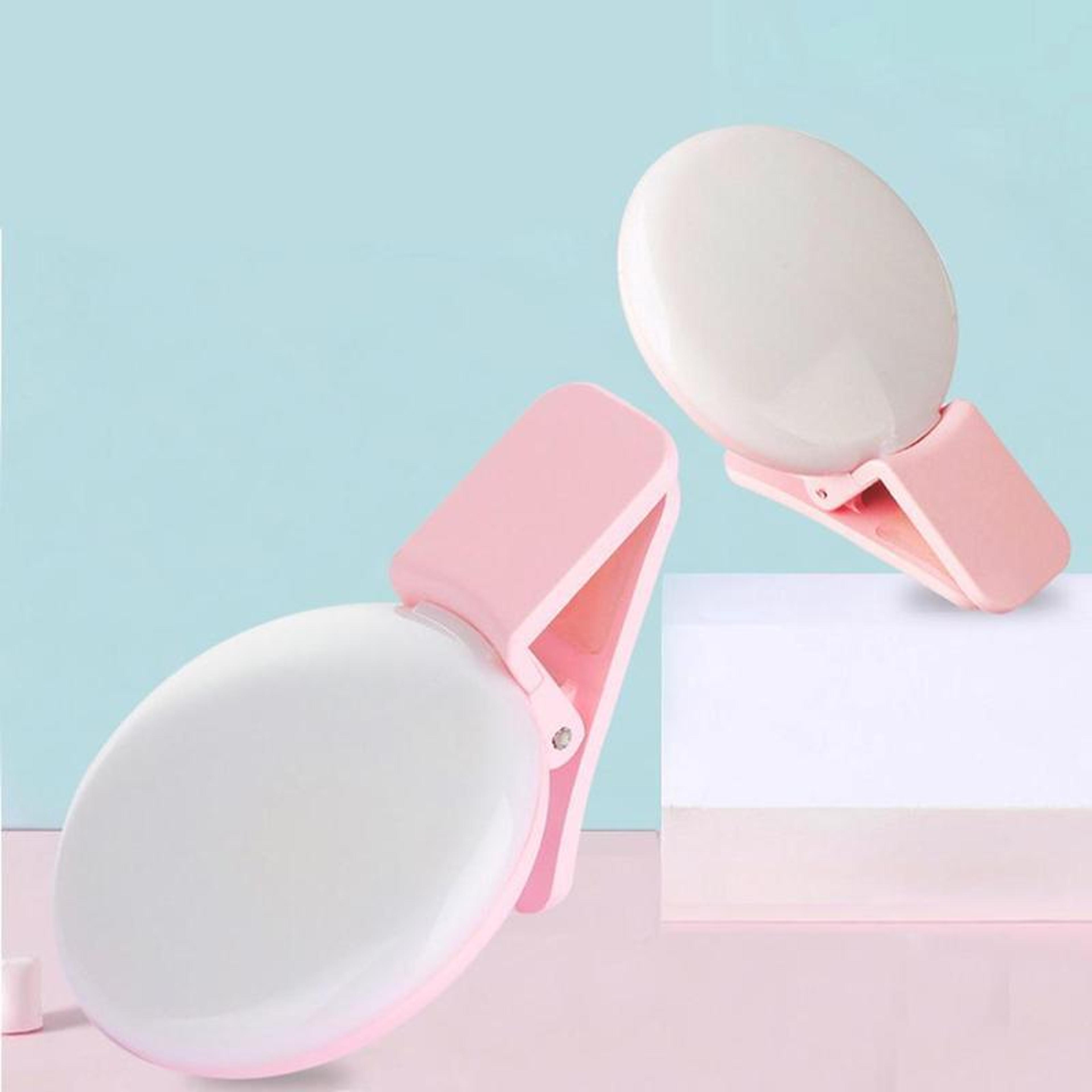 portable led selfie light clip on phone fill light for mobile photography
