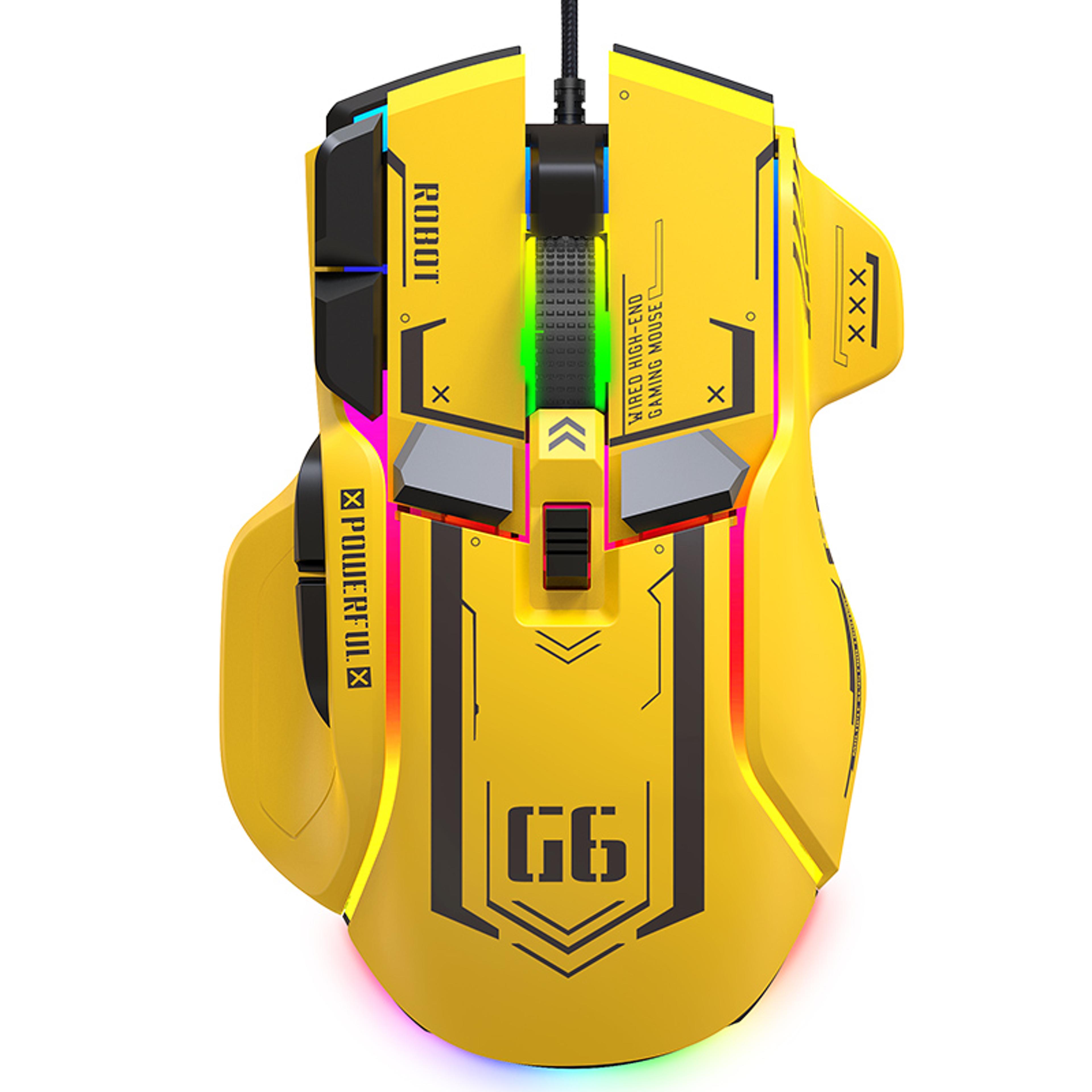 rgb gaming mouse dpi programmable wired mouse for gaming & work