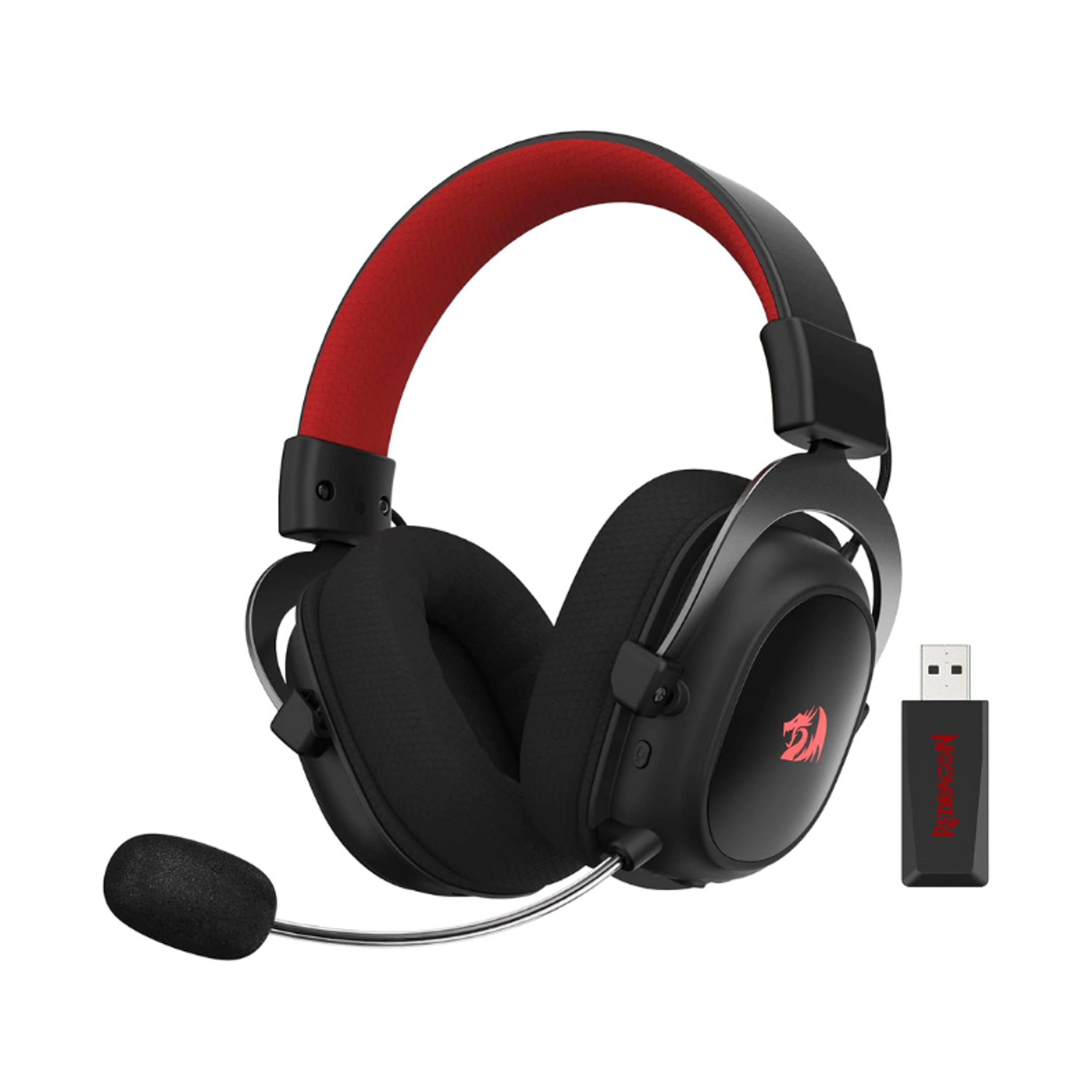 wireless gaming headset with surround sound & noisencanceling mic