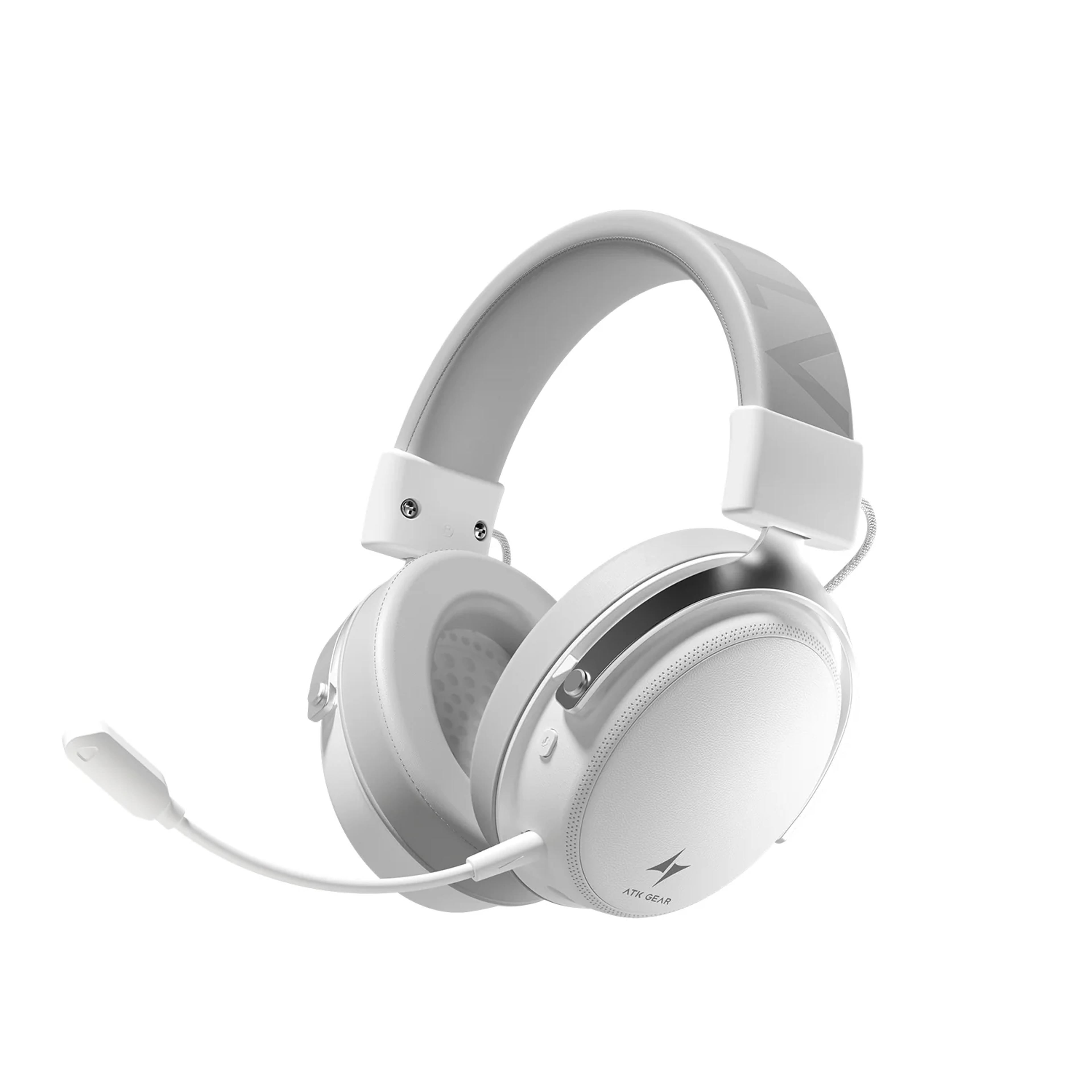 wireless gaming headset for pc & mac with bluetooth mic and low latency audio