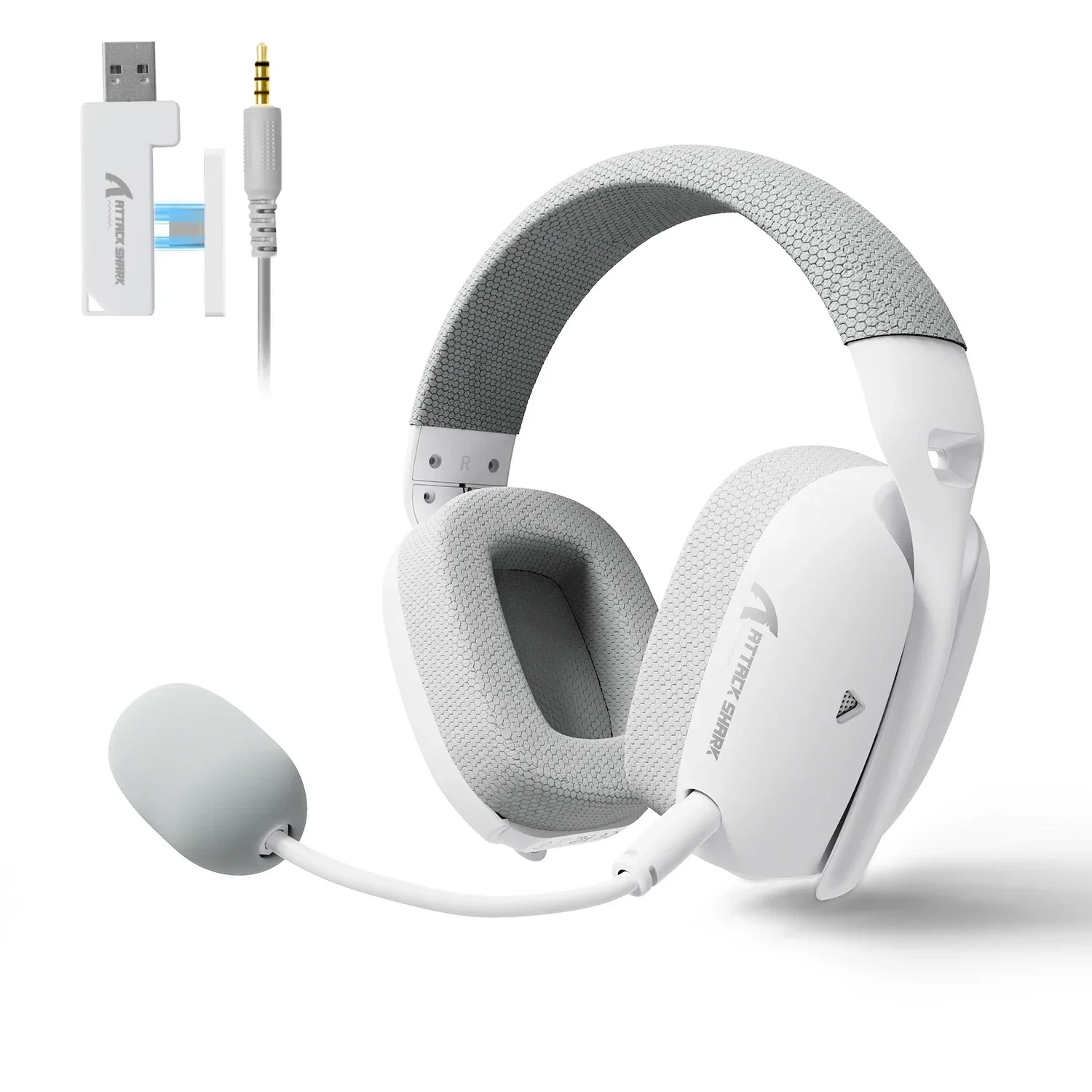 wireless gaming headset for pc & switch with low latency audio