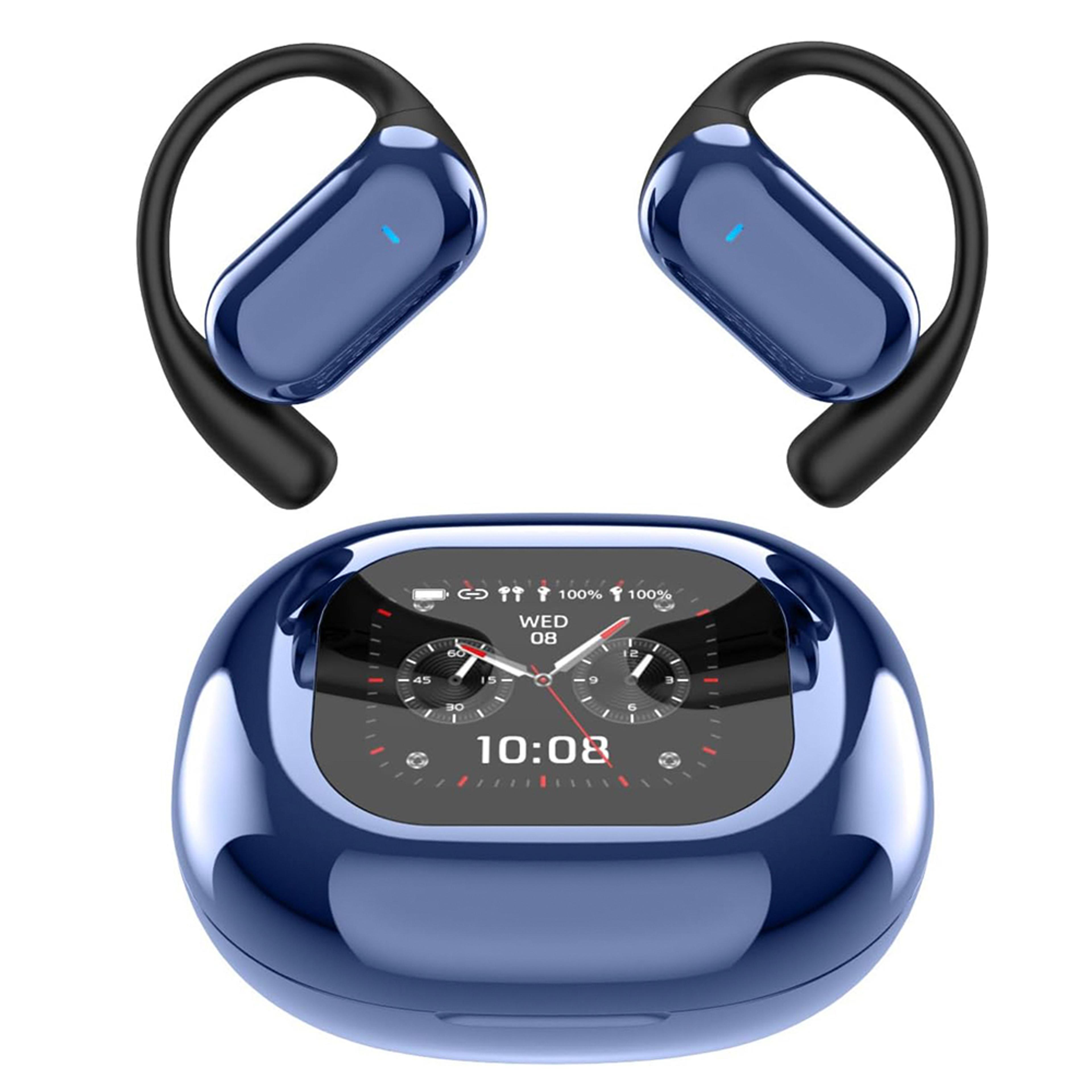 travel talk ai translator earbuds with lcd touchscreen and language real time translations