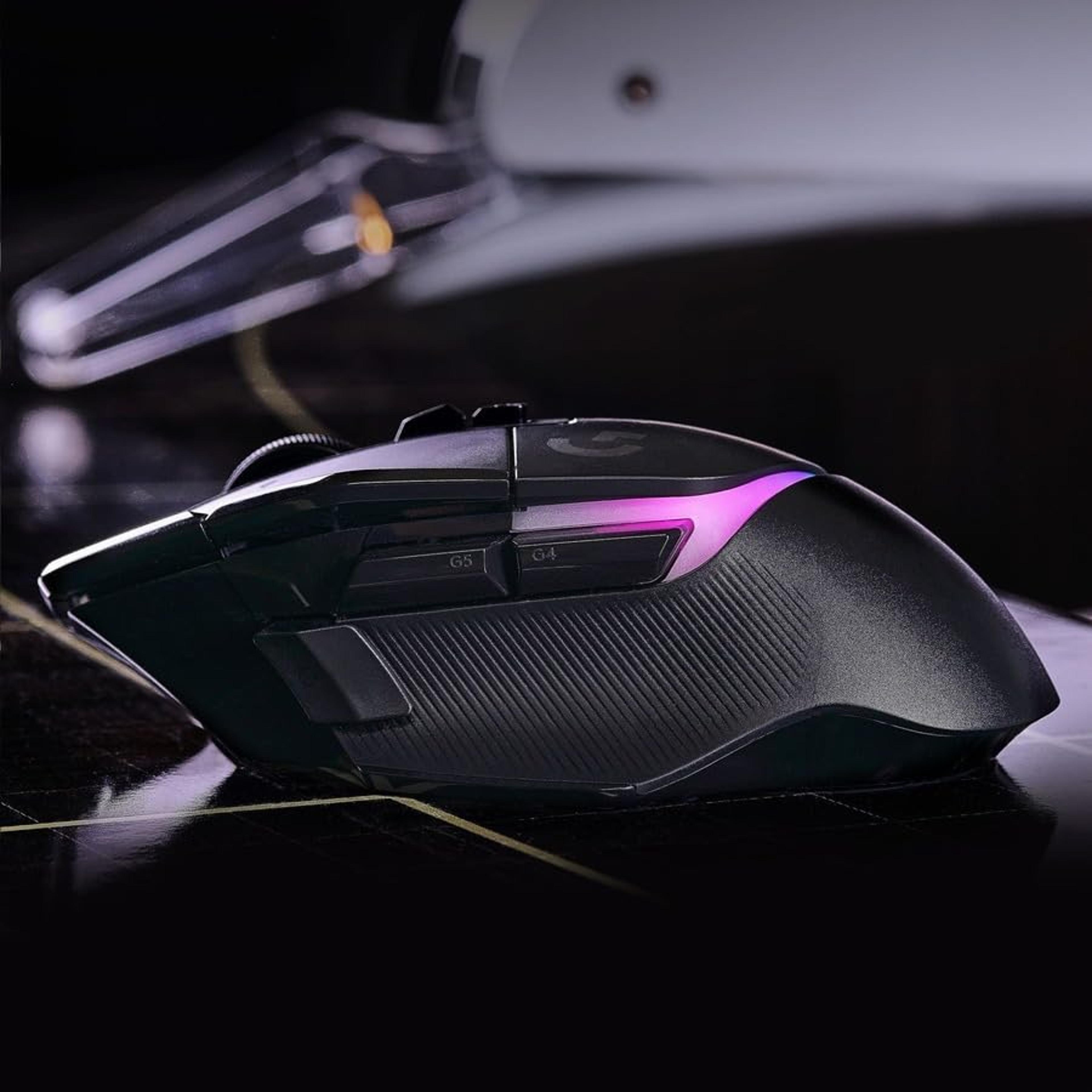 light speed wireless gaming mouse hero sensor lightsync rgb light force switches