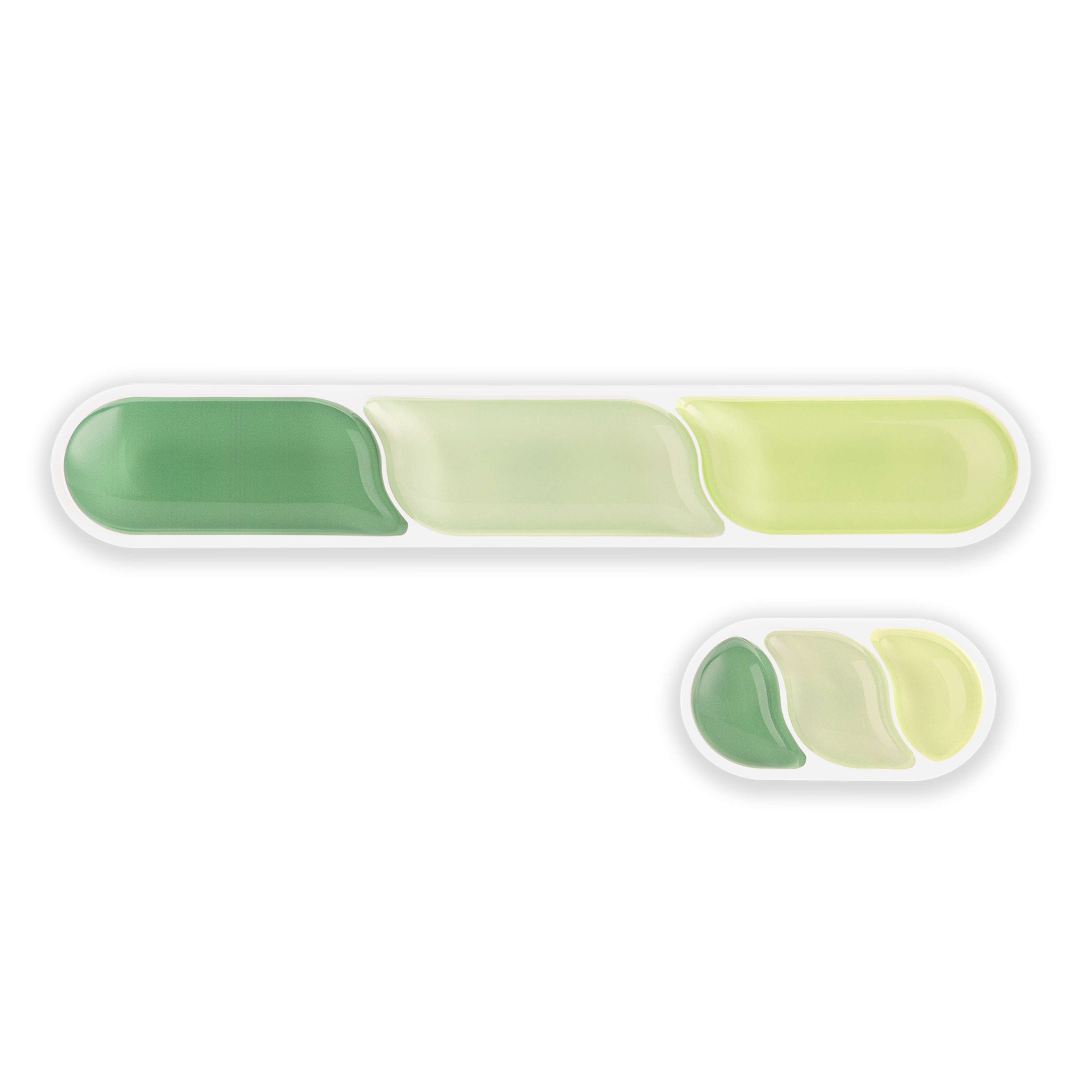 cloudgel ergonomic wrist rest set for keyboard & mouse with anti slip gel support