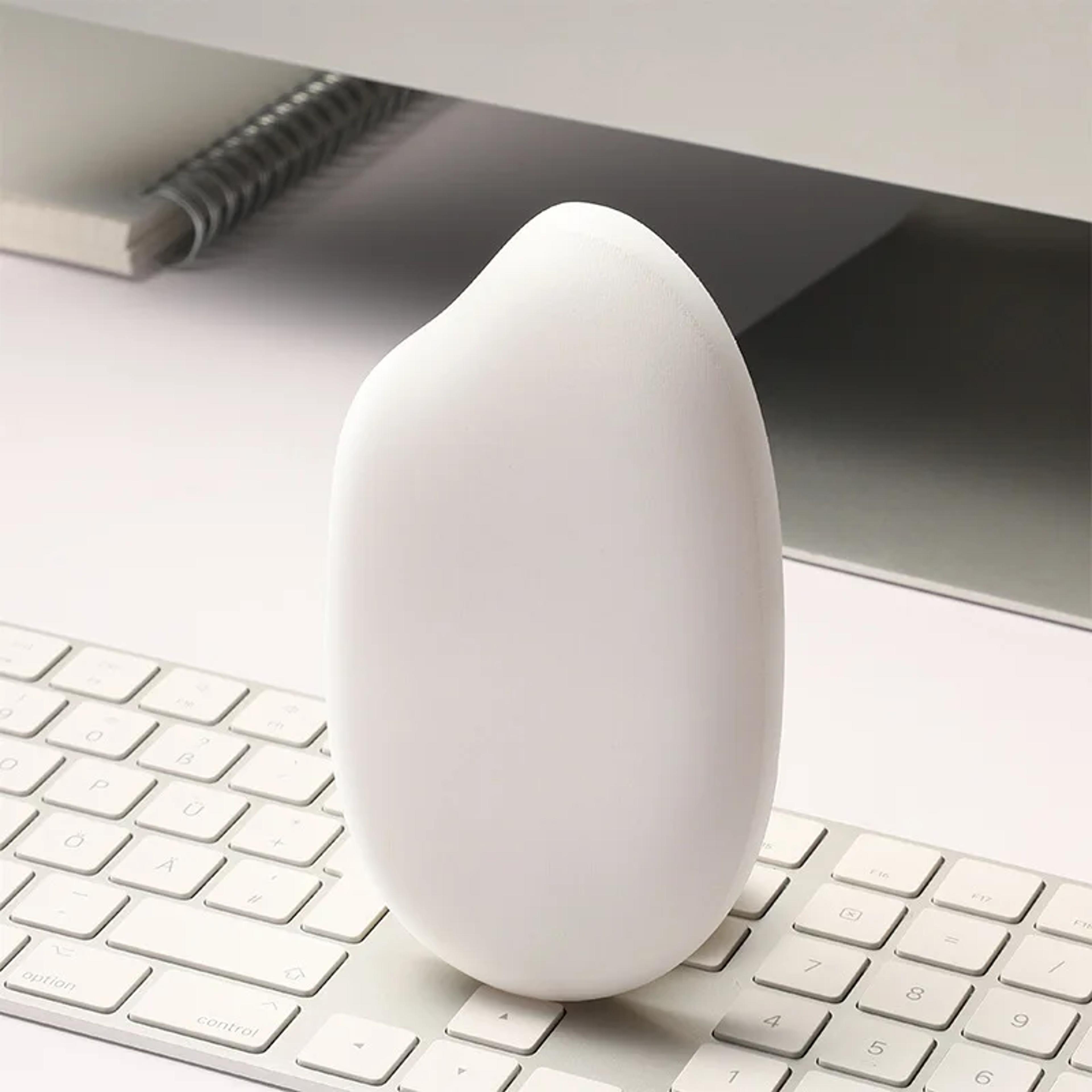 ergonomic mouse pad with silicone wrist rest support for office & laptop use