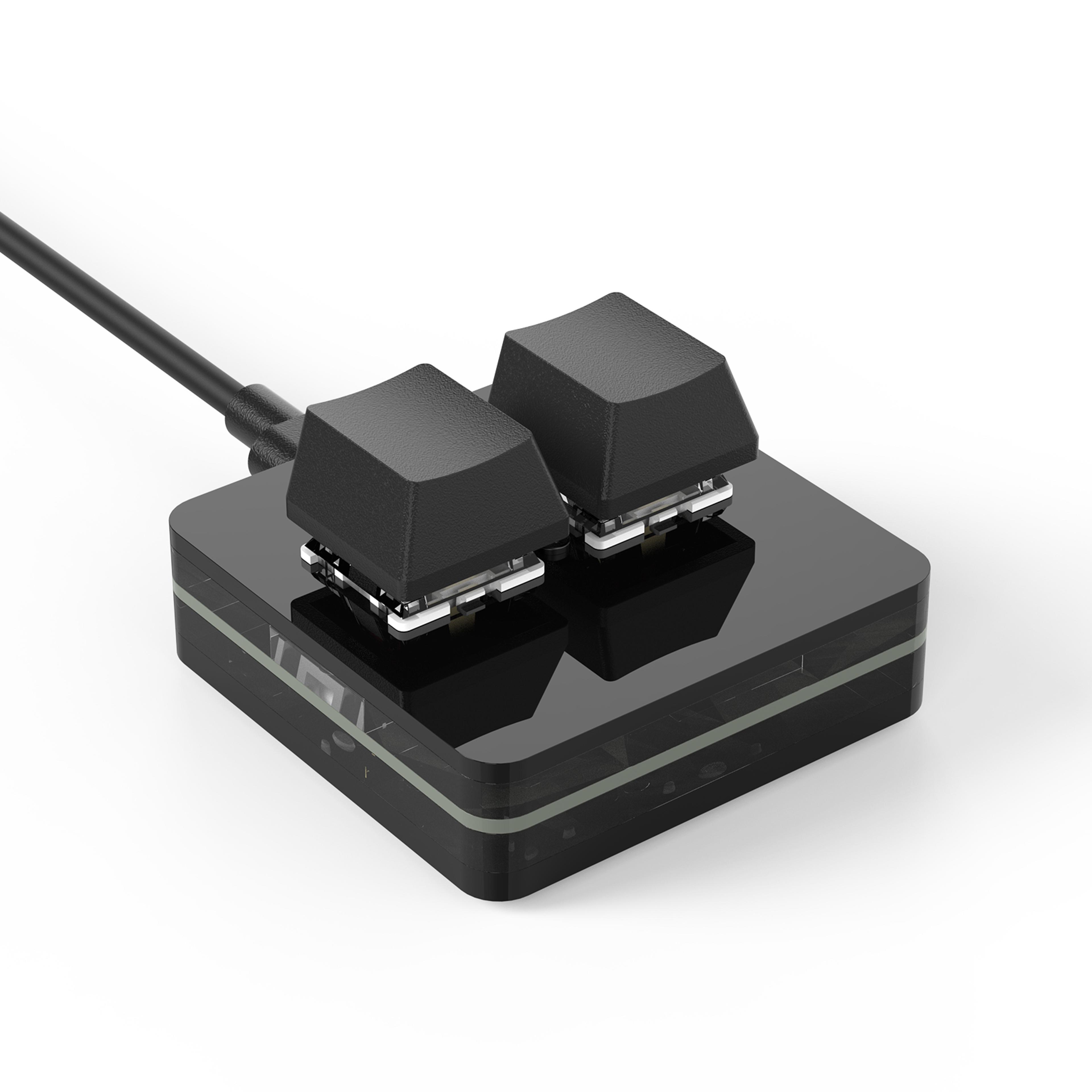 rgb macropad mini keyboard with knob hot swappable macro keypad for gaming & creative shortcuts