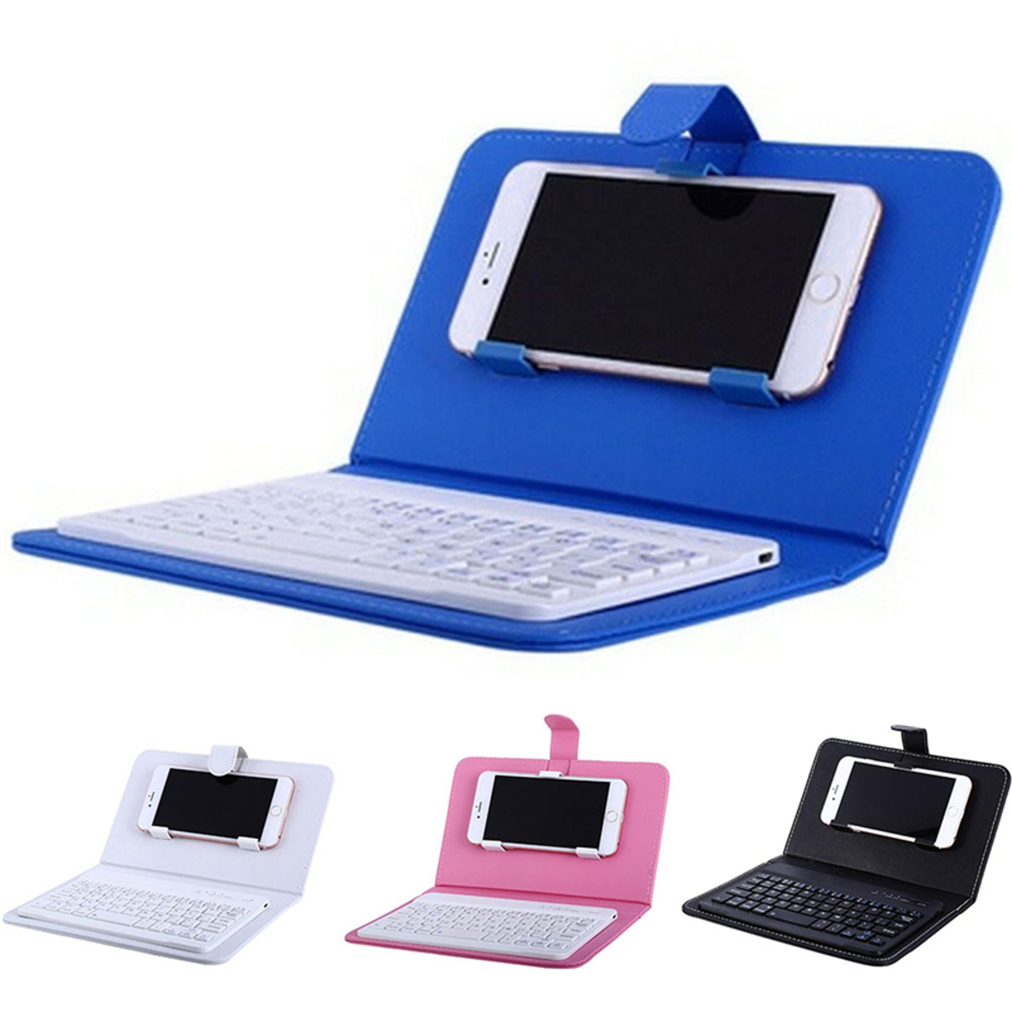 pocket type pro bluetooth keyboard case for phones & tablet