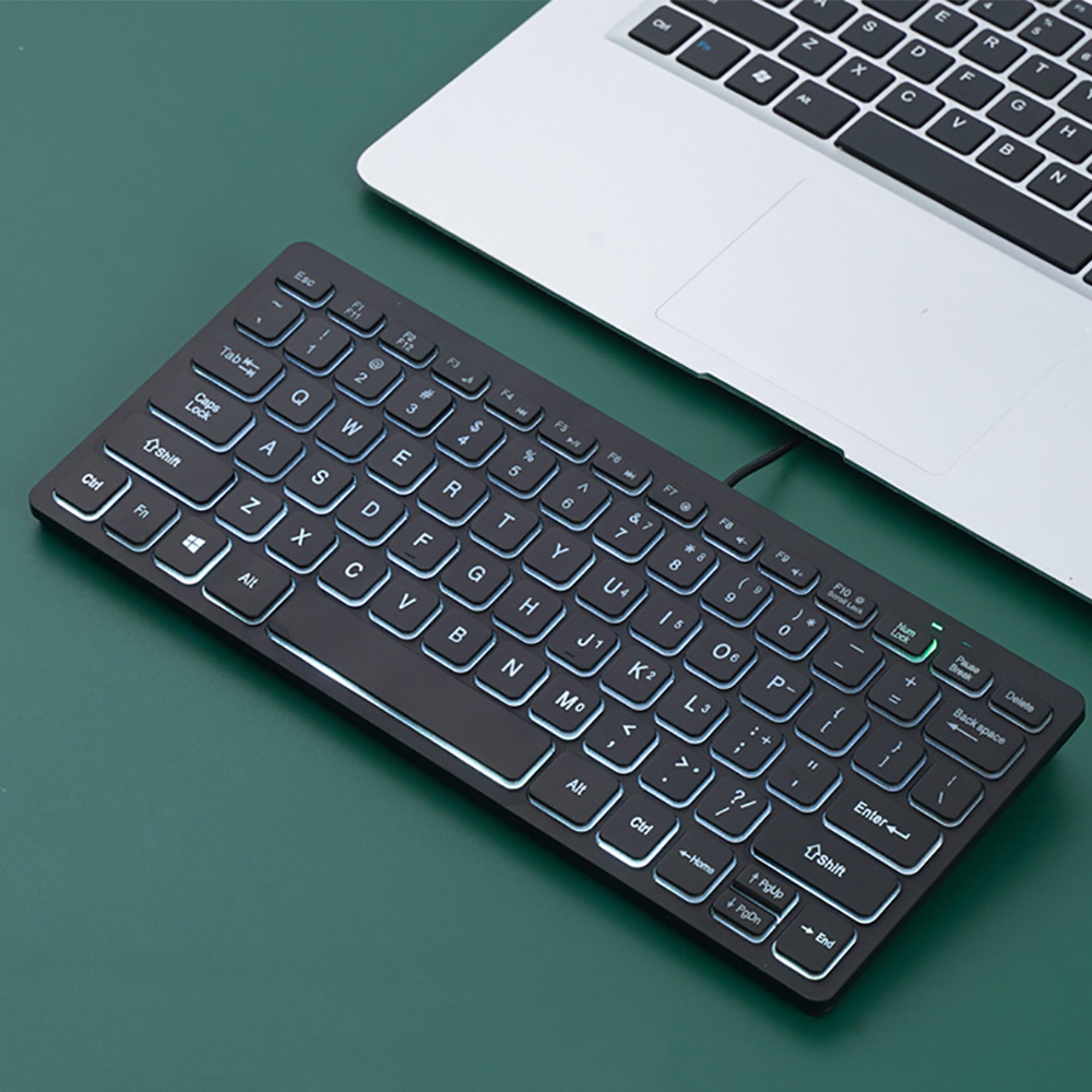 portable wired mini usb keyboard compact external keyboard for laptop and pc