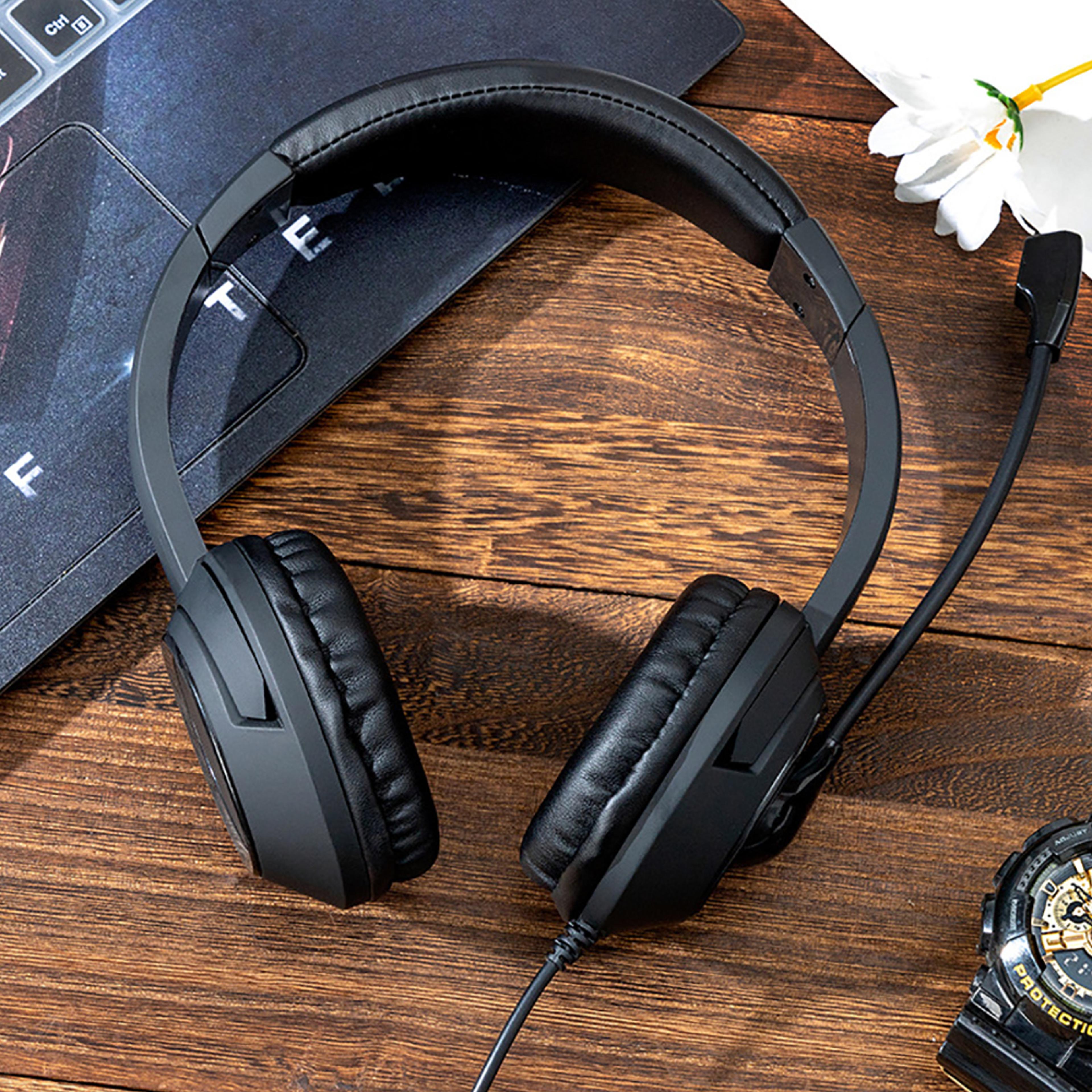 clearvoice usb headset with microphone & noise cancelling mic for pc business calls