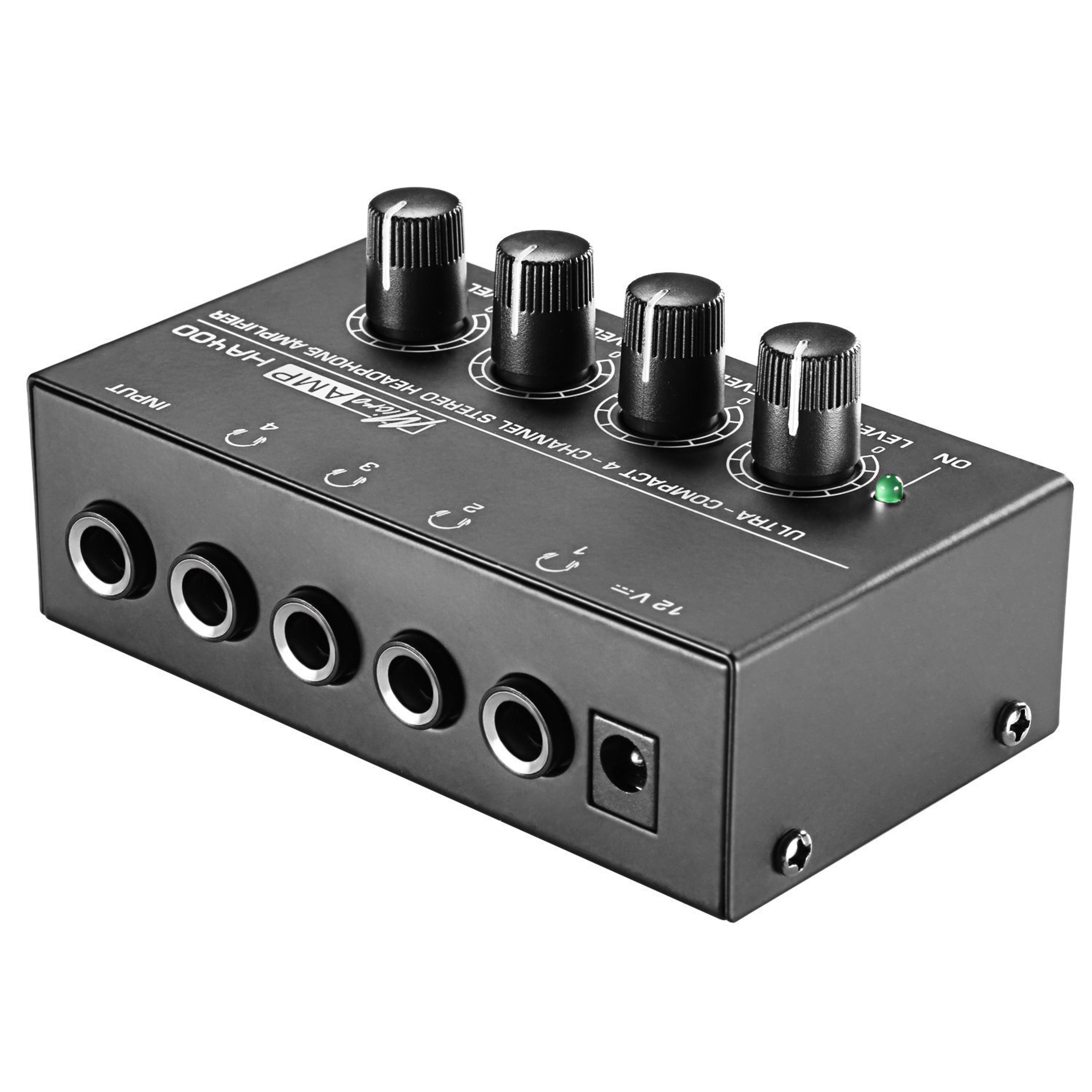 high fidelity channel headphone amplifier with independent volume control