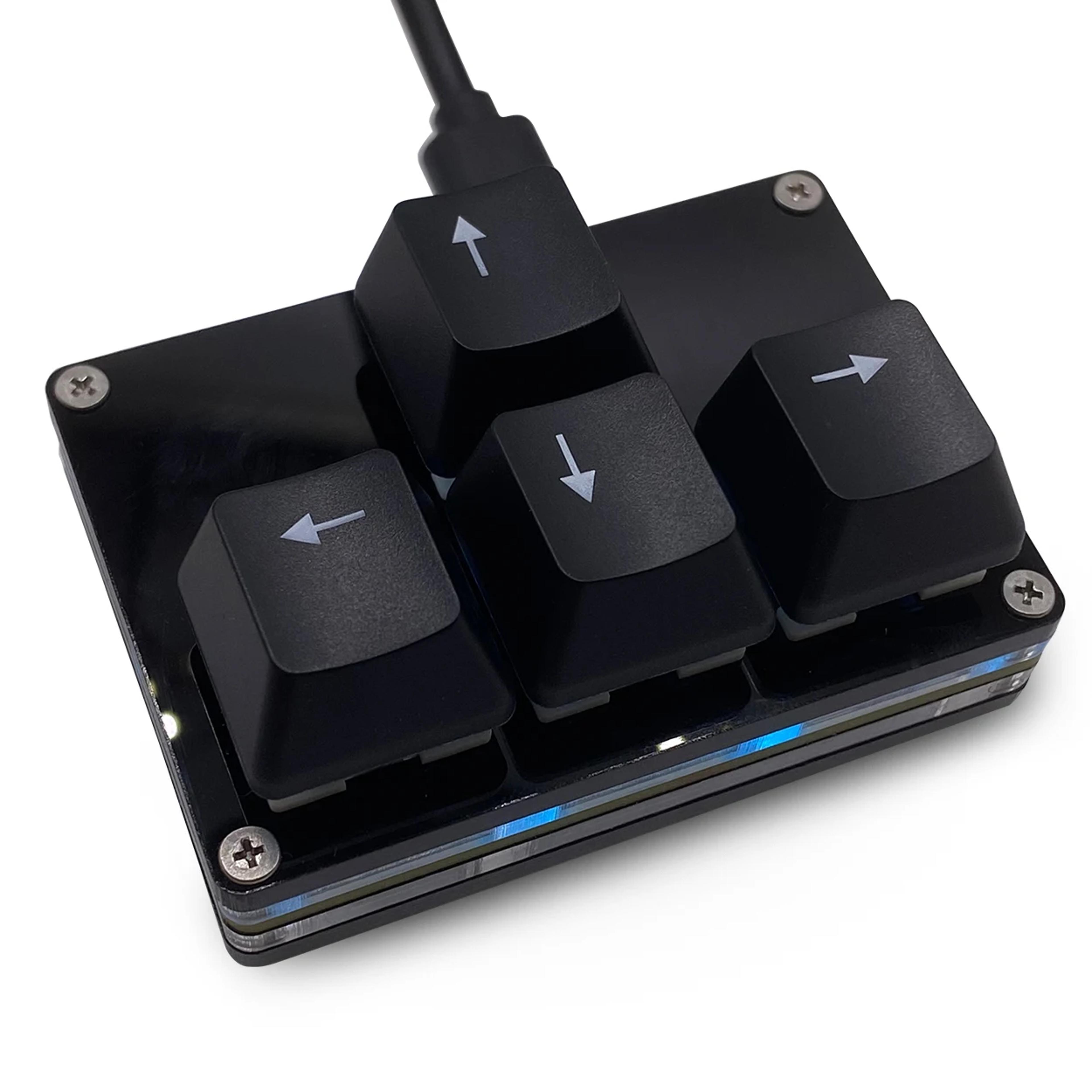 usb c programmable macro pad mechanical shortcut keyboard for gaming & productivity