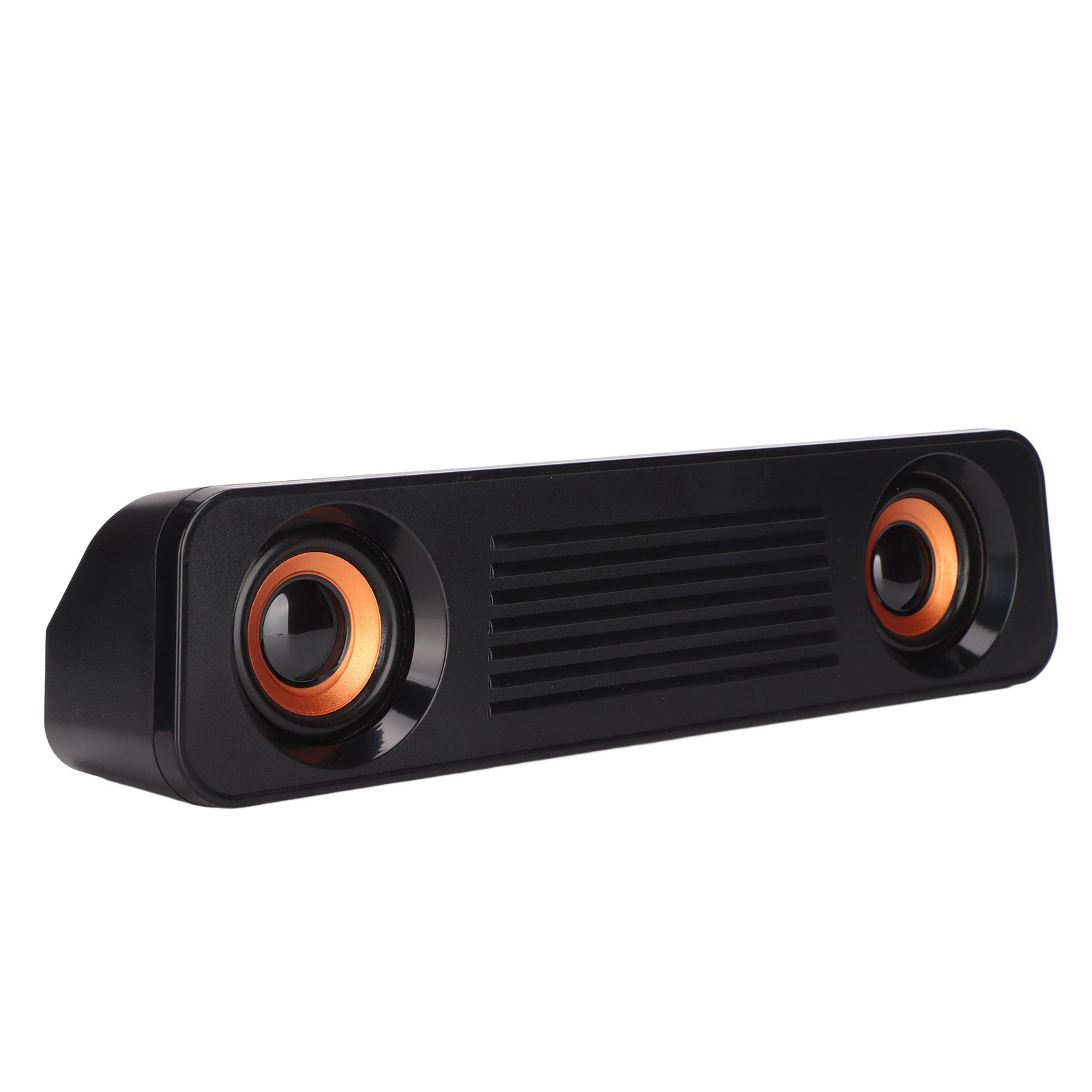 hifi usb desktop speaker for pc tv & laptop with stereo sound and audio jack