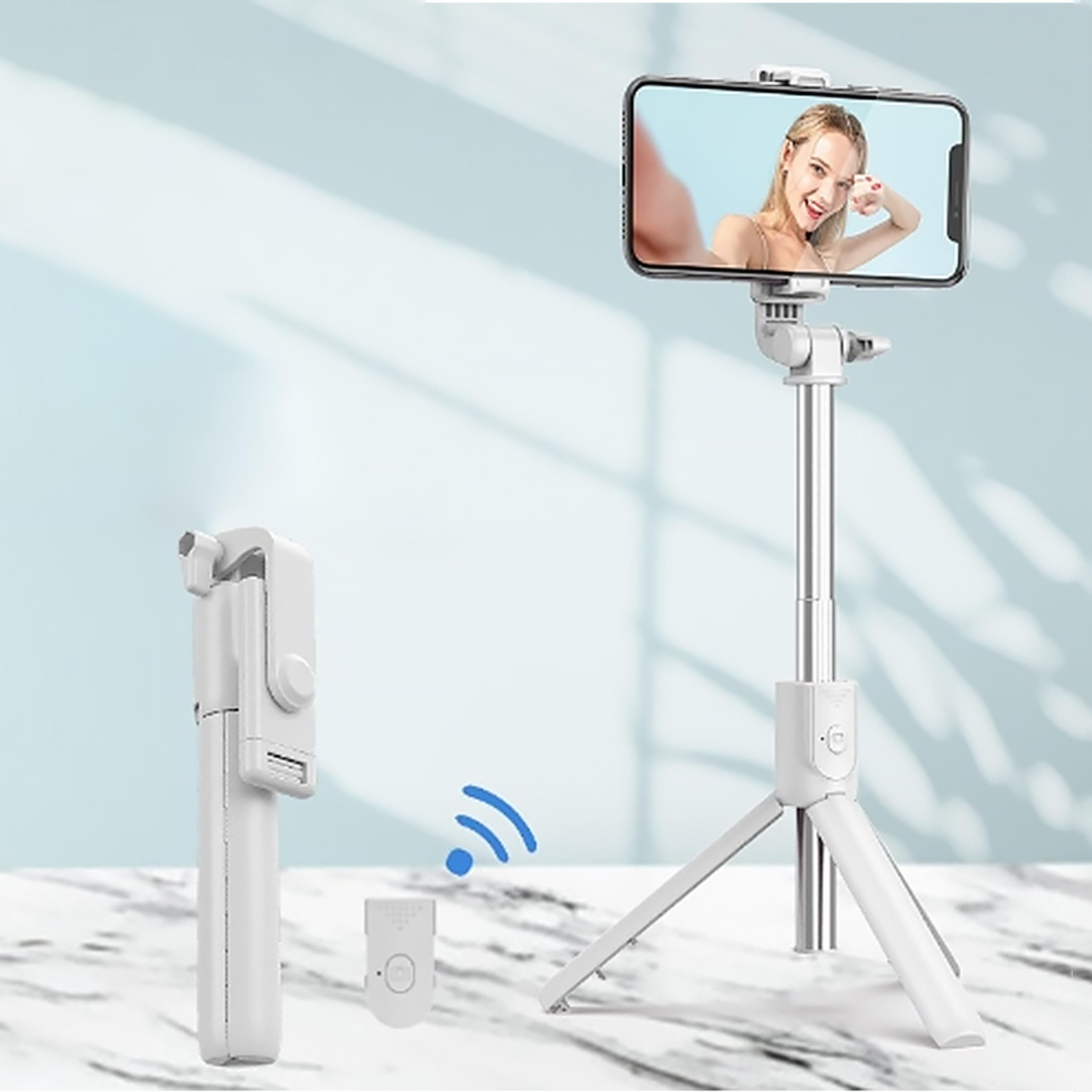 bluetooth selfie stick tripod for travel vlogging & hands free photos