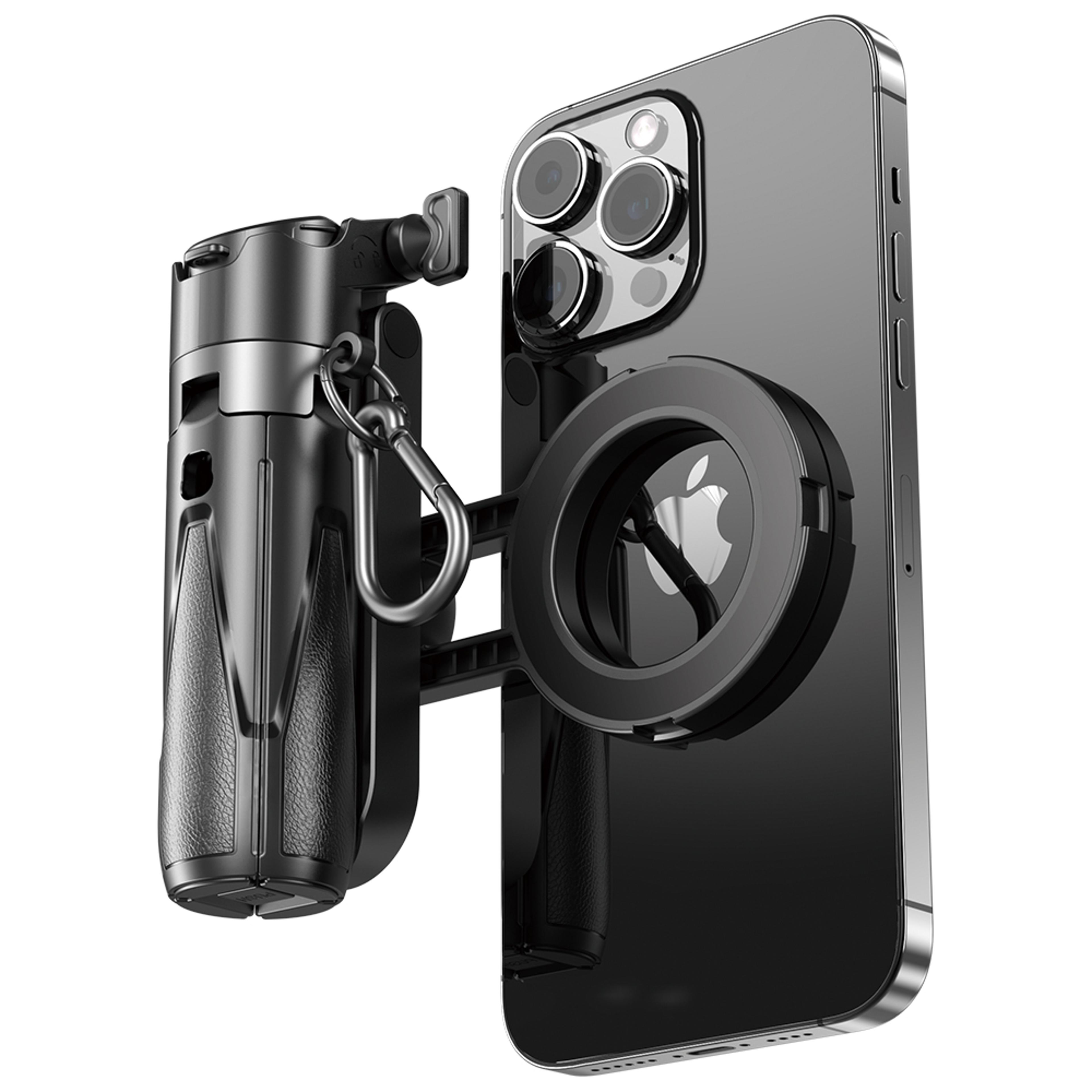 mag snap pro selfie stick tripod with remote & magnetic phone holder