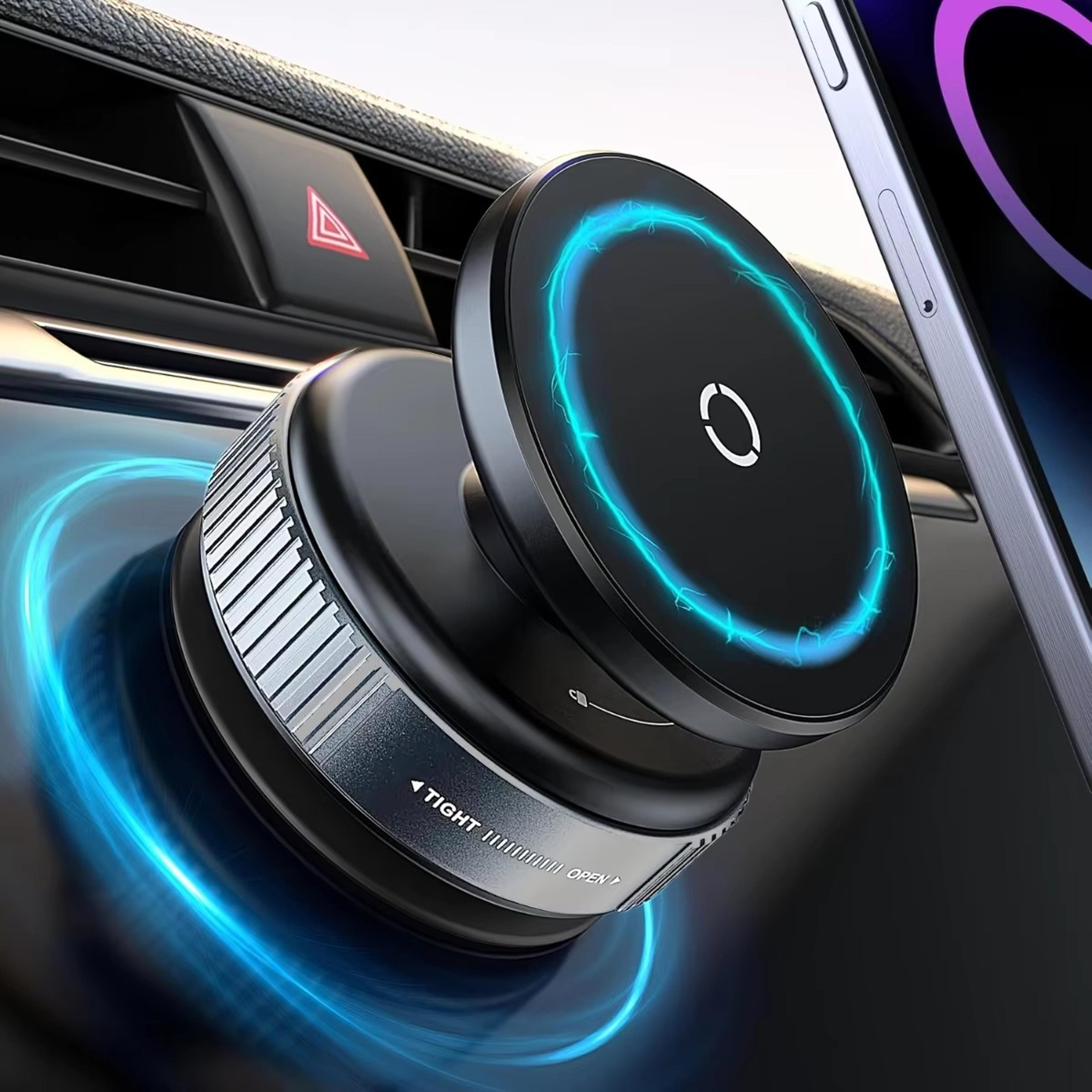 magnetic car phone mount rotating foldable dashboard holder