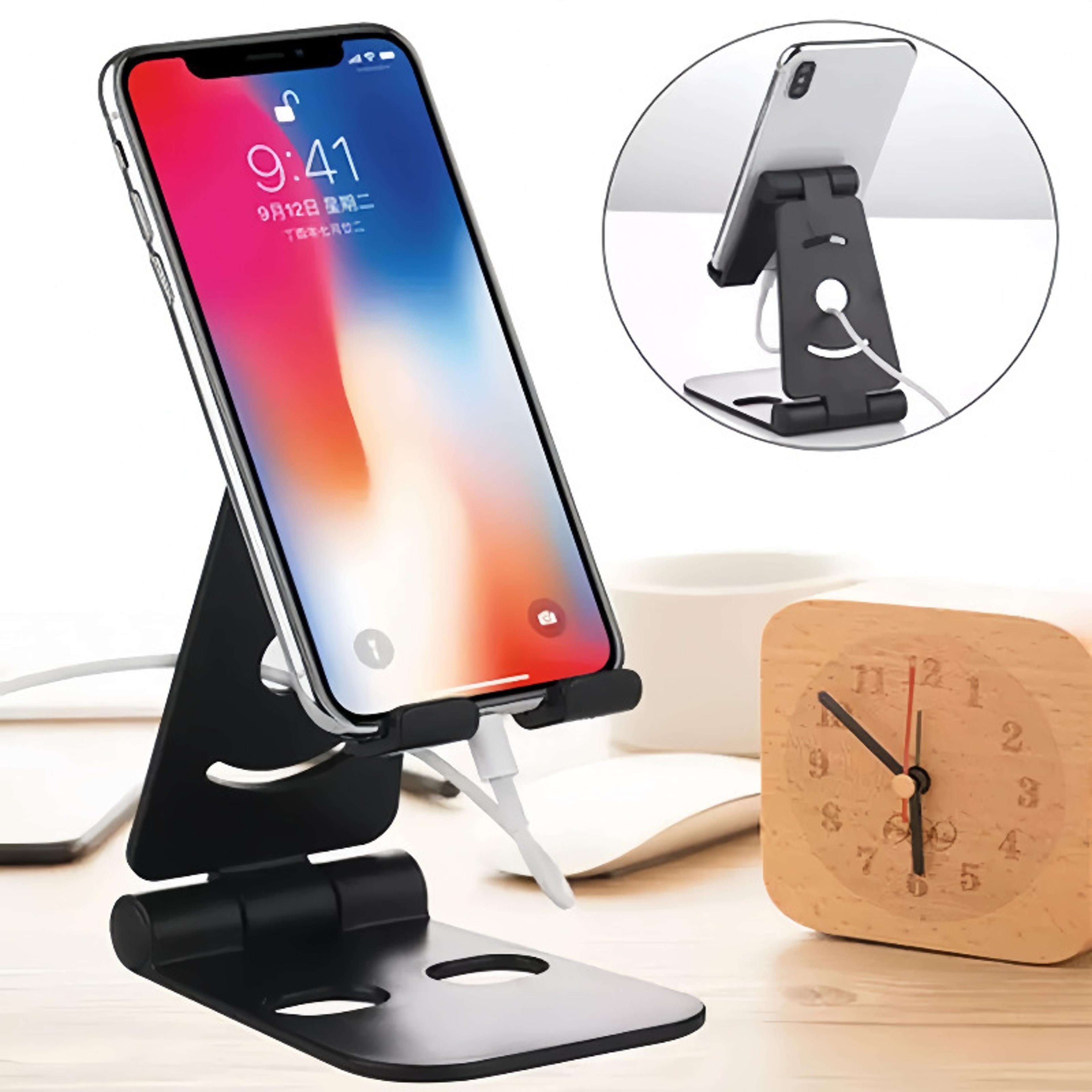 universal foldable phone and tablet stand adjustable desk holder