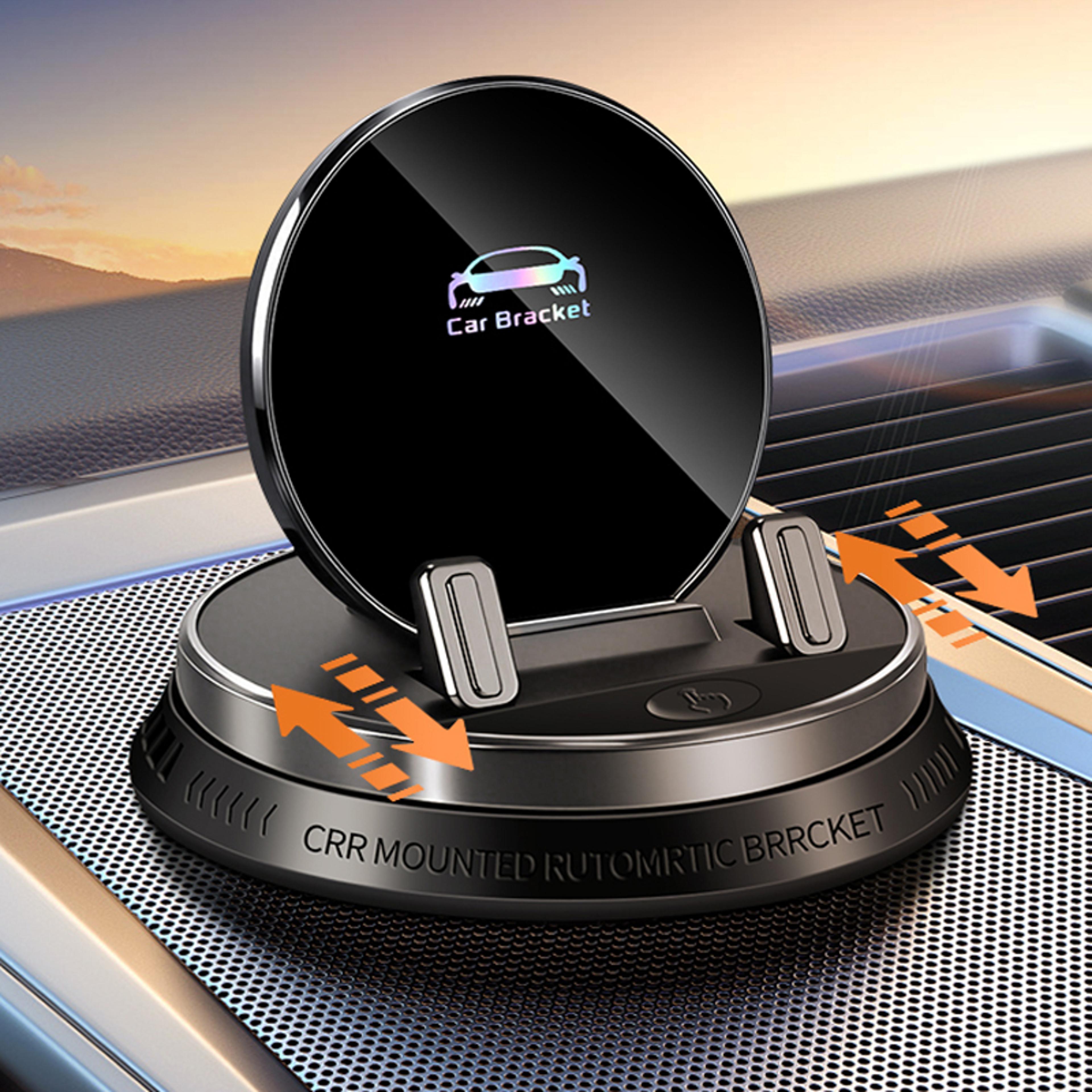 smartgrip auto clamp car phone mount with rotation and one touch release