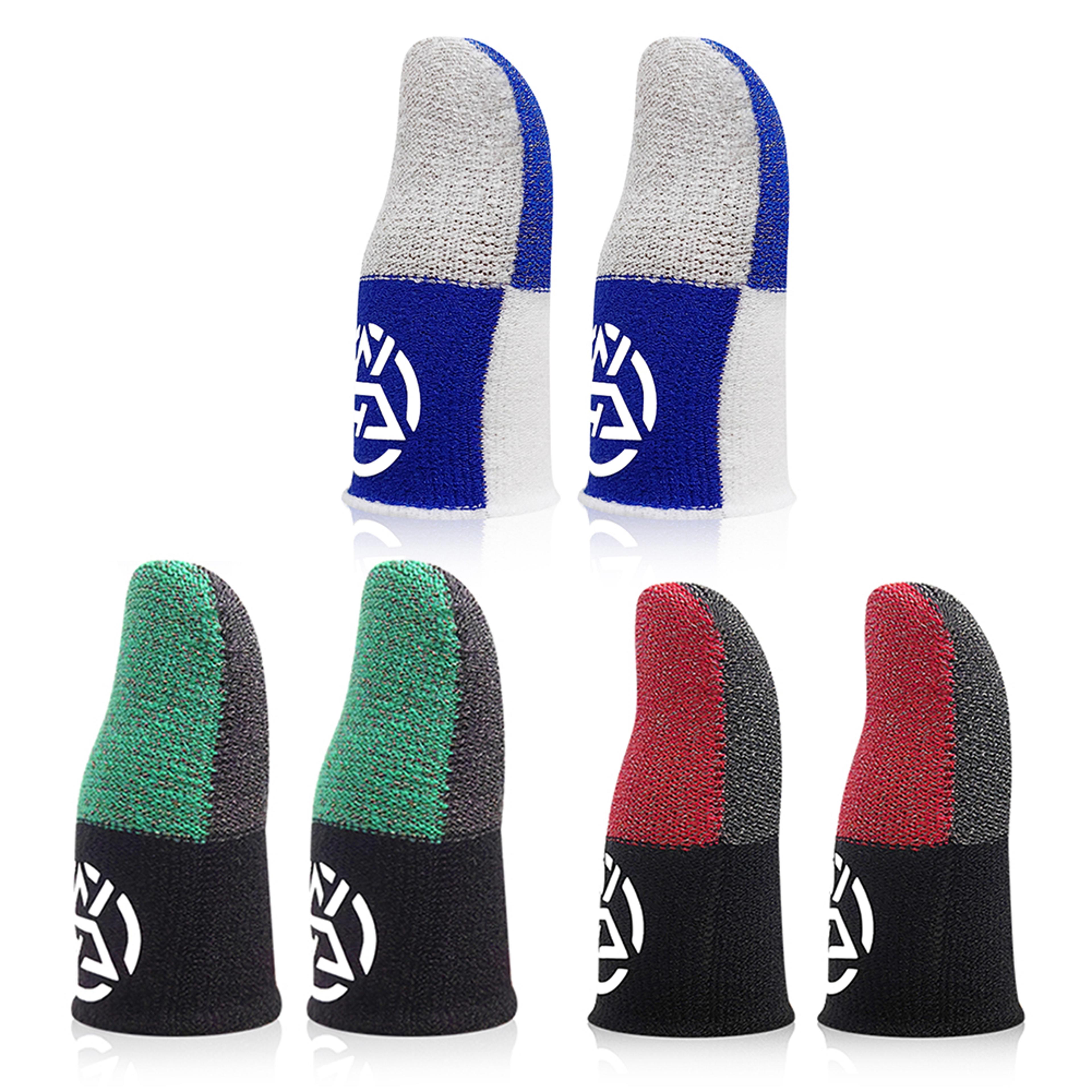 progrip breathable gaming finger sleeves for mobile gaming touchscreen control