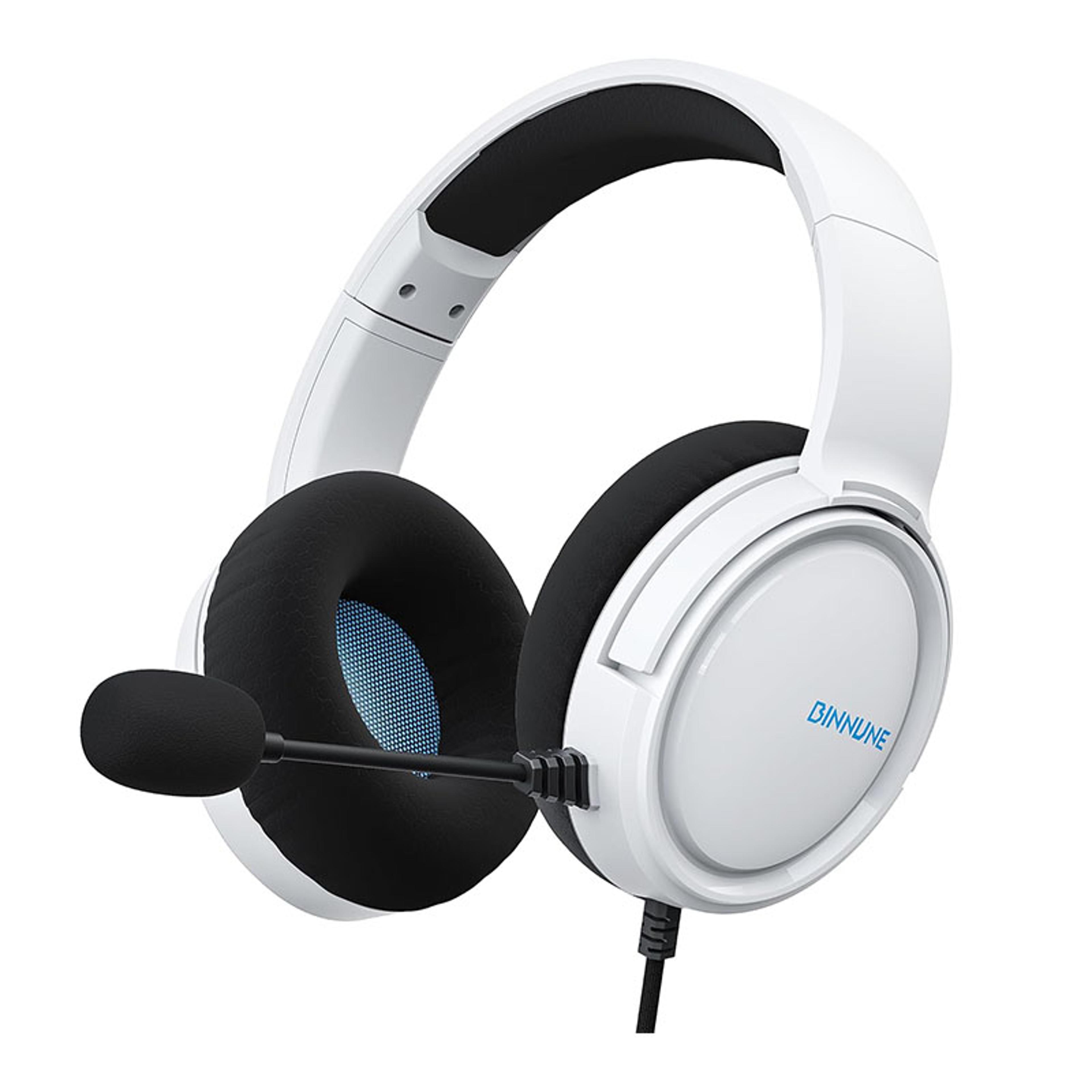 universal wired gaming headset with noise isolating mic for ps5 xbox pc & switch