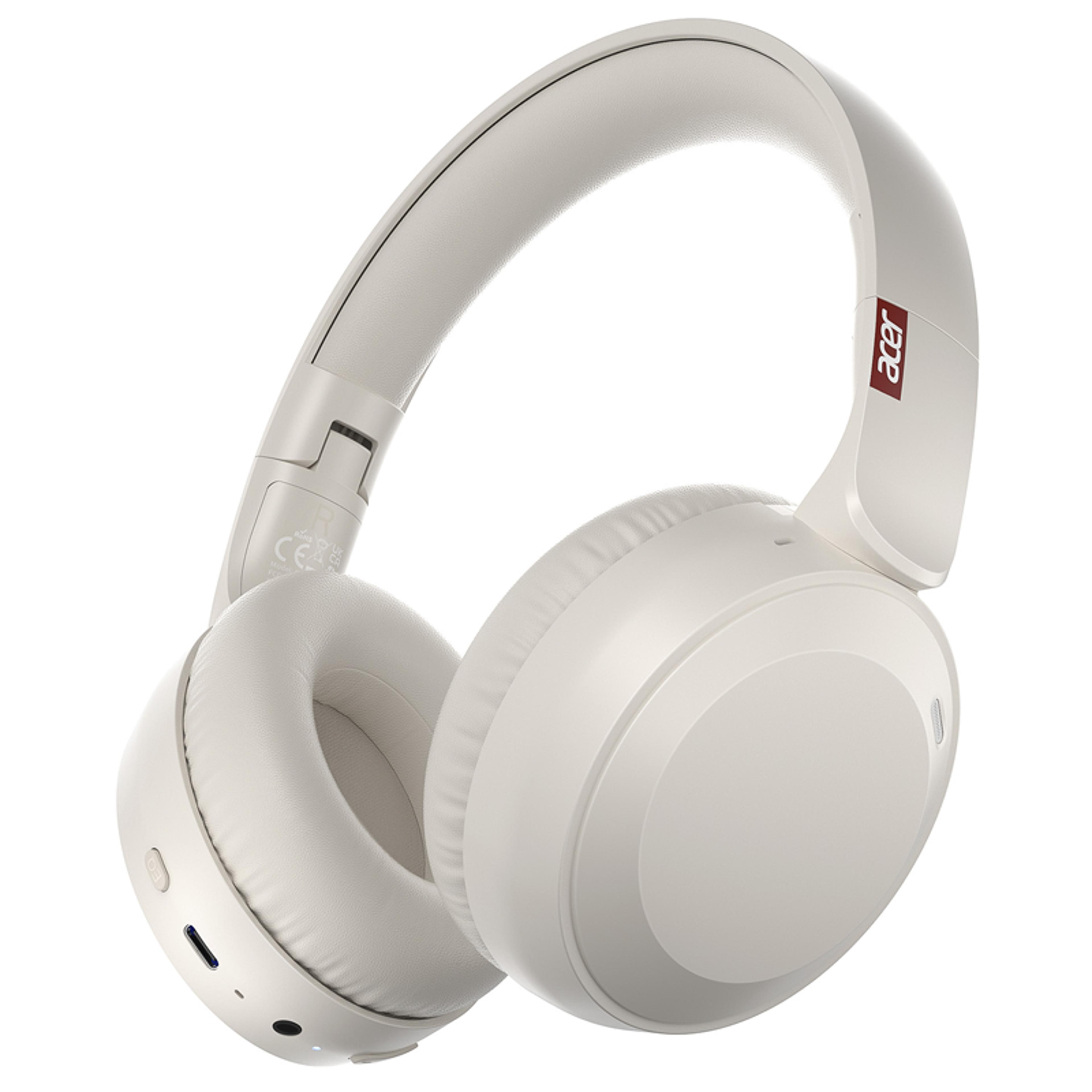 foldable wireless bluetooth headphones with deep bass and multipoint connectivity