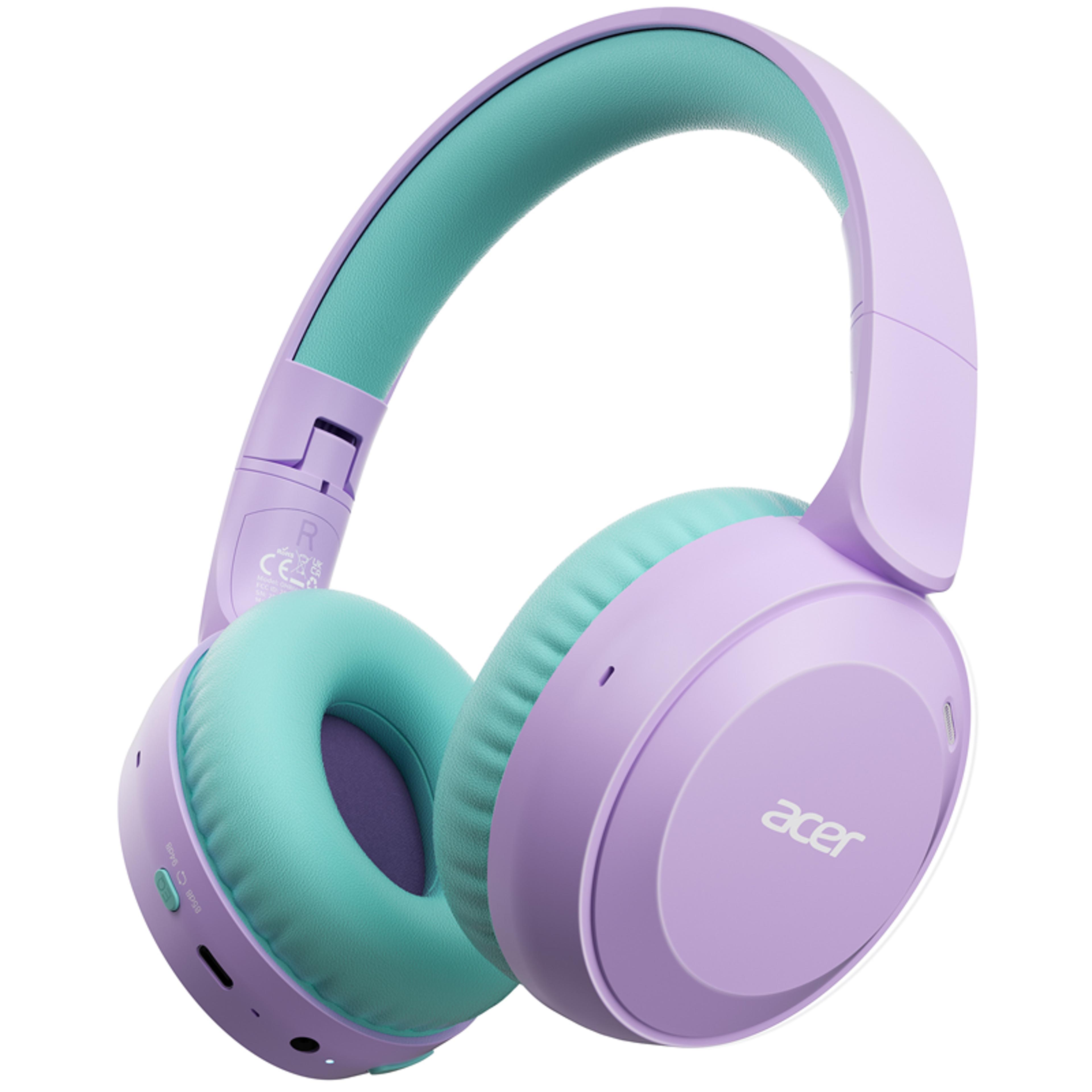 safe sound kids bluetooth headphones with volume limit and built in mic