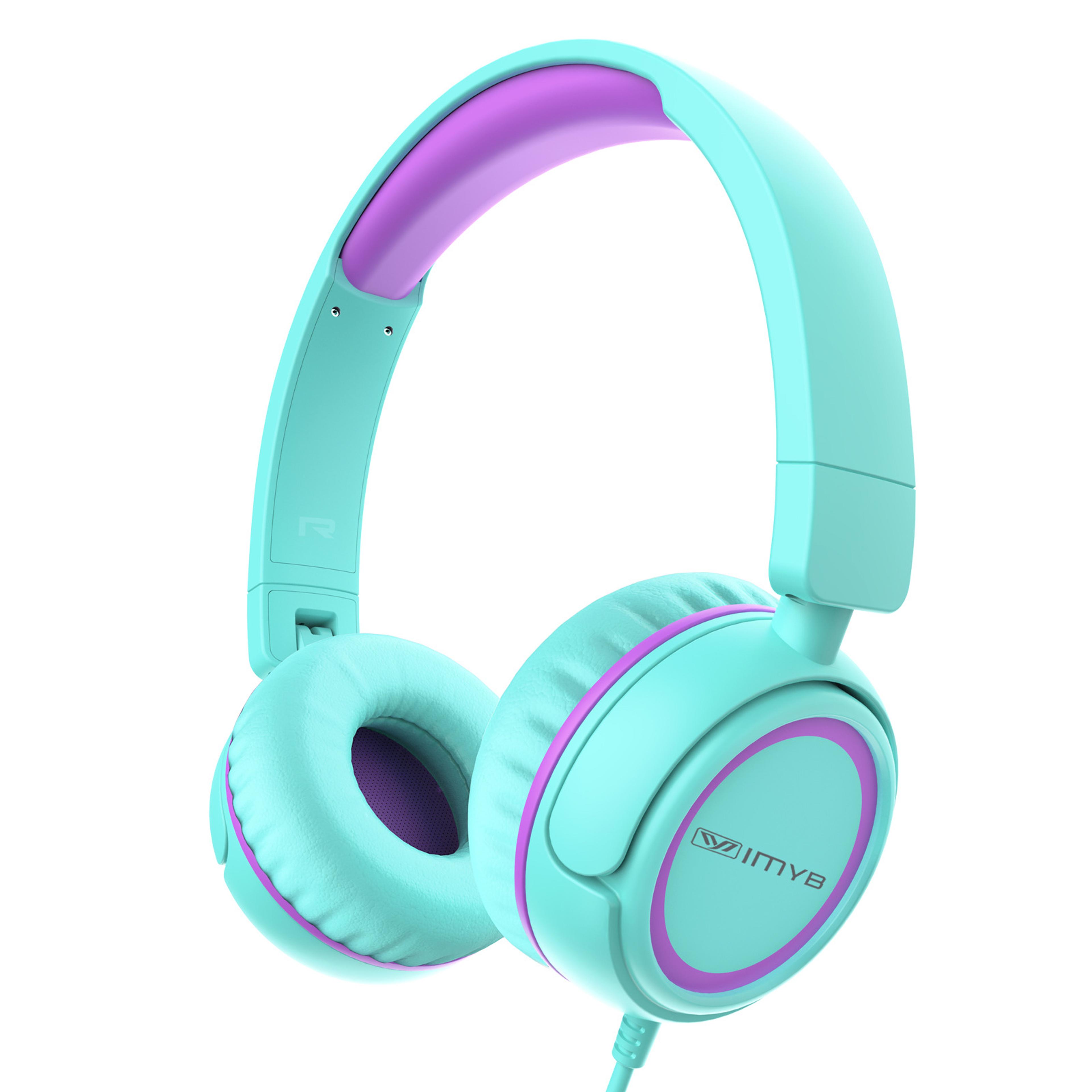 kids foldable wired headphones for school learning & everyday listening