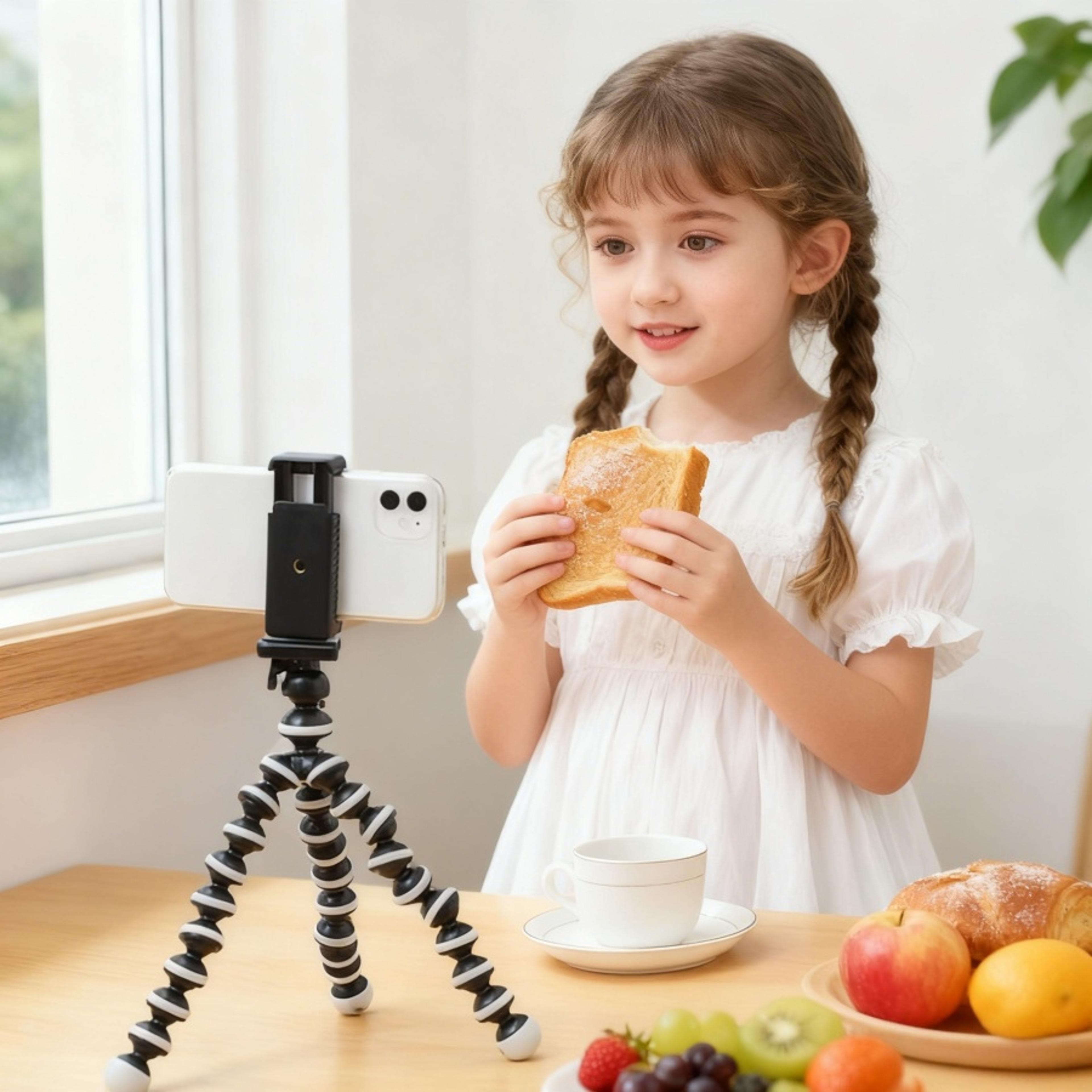 flexgrip flexible phone tripod stand with octopus legs for smartphones & cameras