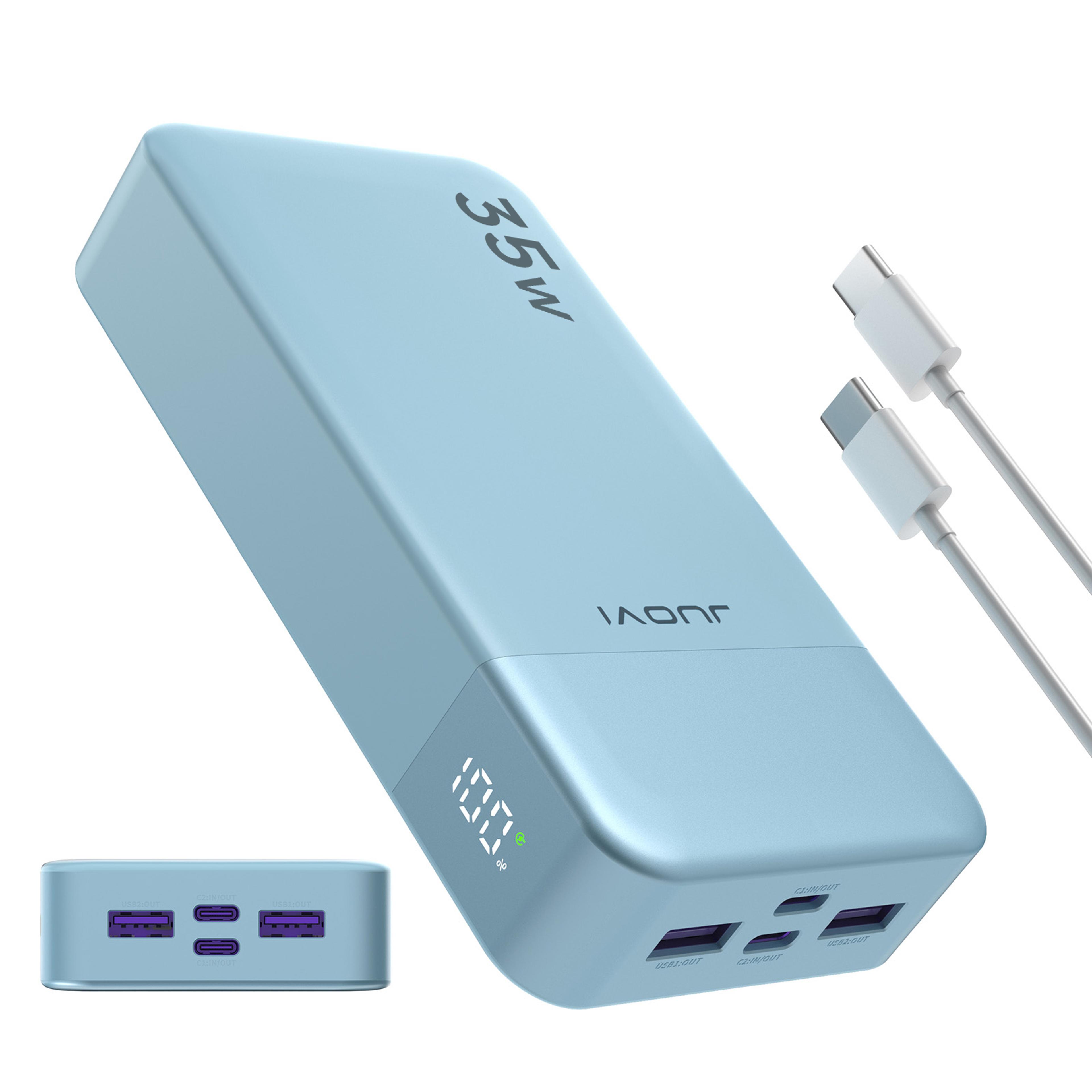 power bank fast charging portable charger with usb c battery pack
